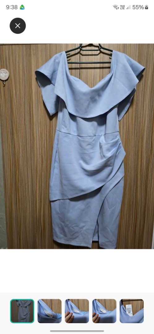 Apartment Eight XL Dress (Category: Dresses) located in Baguio. Submitted by bloomfields.co (Listing ID 1418351539, Image 1). Description: - Apartment Eight dress - Light blue color - Size XL - Unique layered neckline - Stylish side slit - Original tag attached Apartment 8 Kylo Blue Dress Periwinkle/Blue Dress Used only for pictorial.