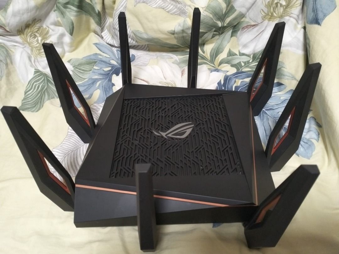 ASUS ROG Rapture GT-AX11000 Router, Computers & Tech, Parts ...