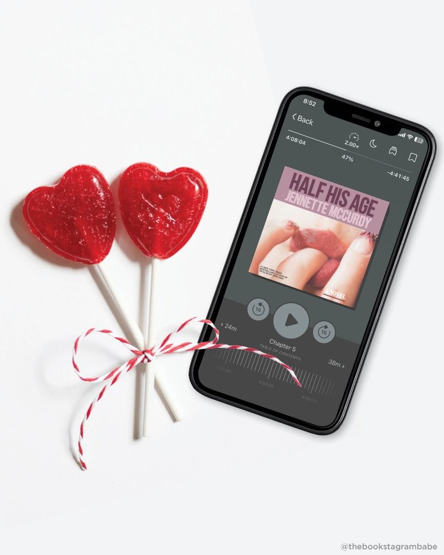 (audiobook) Half His Age by Jennette McCurdy (Category: Storybooks) located in Davao. Submitted by ereaderscorner (Listing ID 1418398770, Image 2). Description: Half His Age by Jennette McCurdy By: Jennette McCurdy Narrated by: Jennette McCurdy Length: 4 hrs and 34 mins.