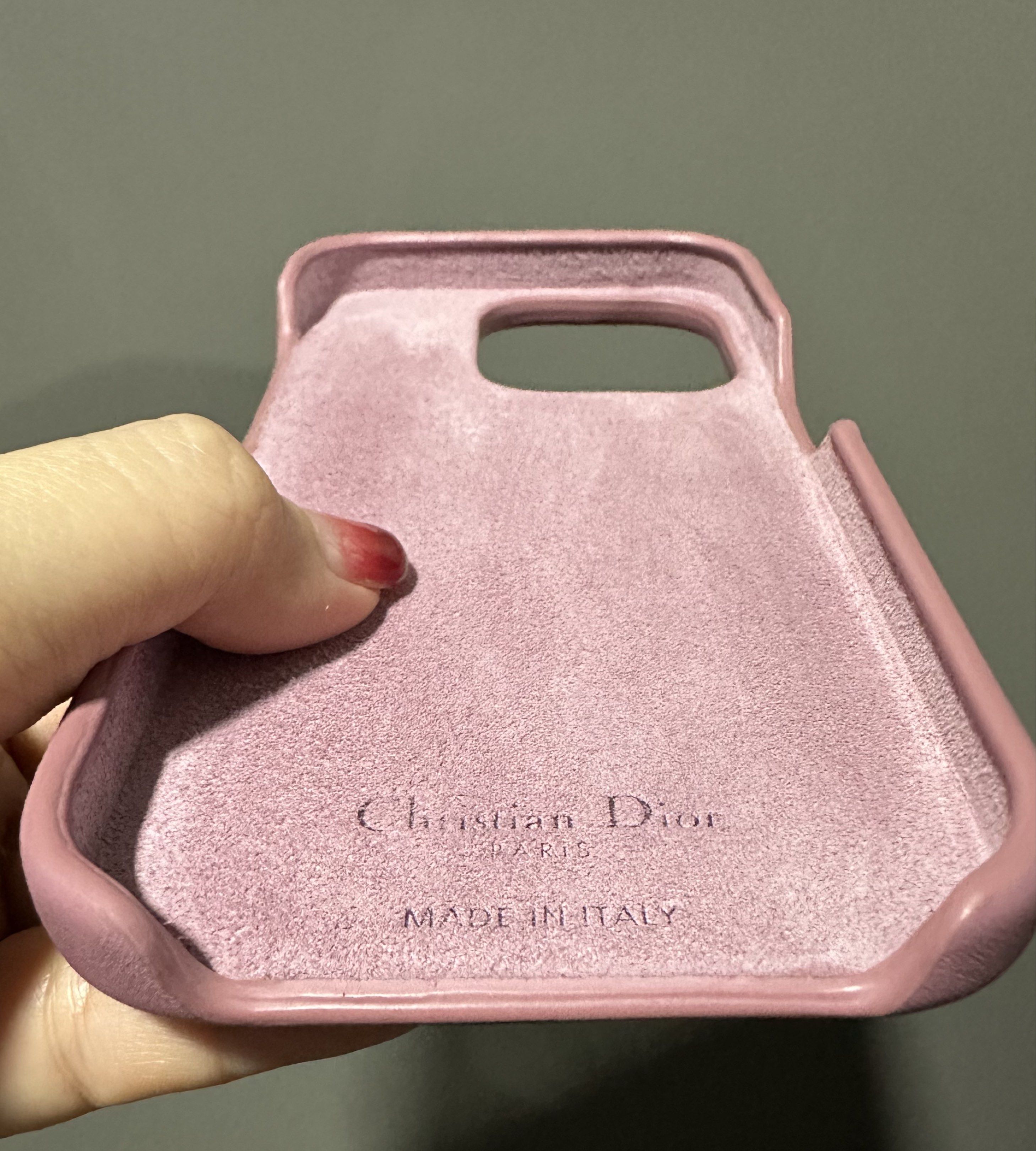 Authentic Dior Lady Dior iPhone 14 Pro Case, Mobile Phones 