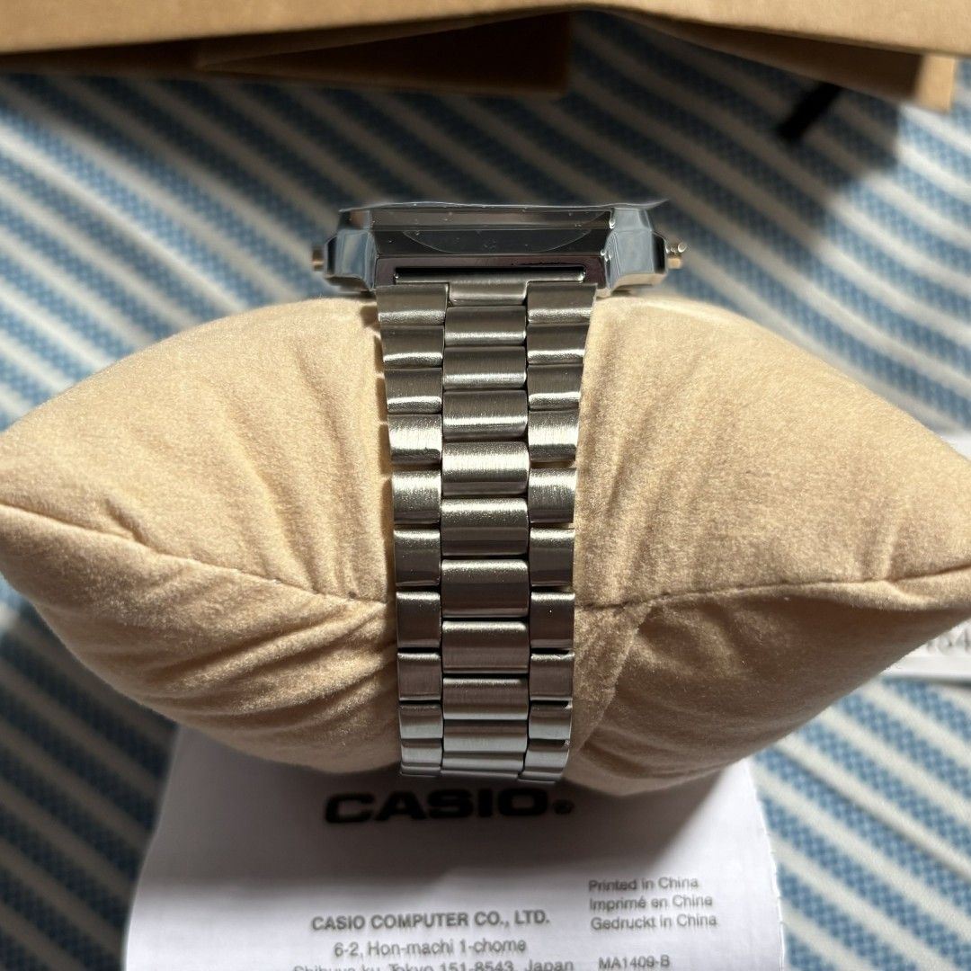 Casio A168 Silver (Category: Men's Watches) located in Pasay City. Submitted by lychee_ph (Listing ID 1418331101, Image 2). Description: COD, COP, SAMEDAY DELIVERY.