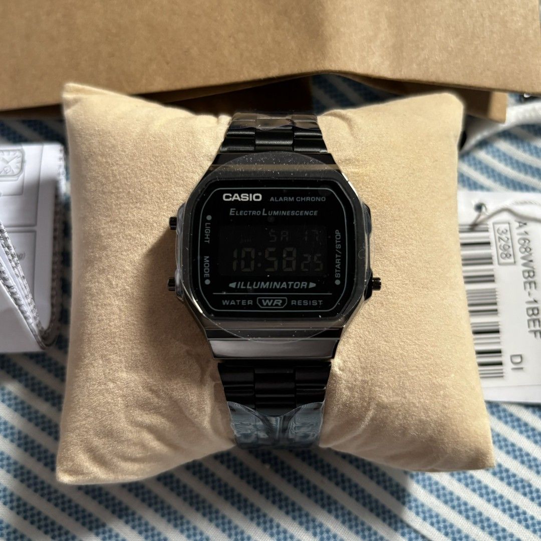 Casio A168 Titanium (Category: Men's Watches) located in Pasay City. Submitted by lychee_ph (Listing ID 1418332269, Image 1). Description: COD, COP, SAMEDAY DELIVERY.