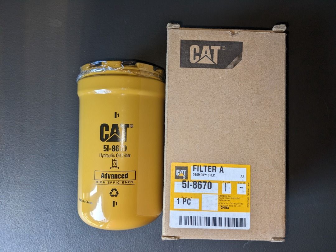 CATERPILLAR 320D Track Shoe, Filter, Roller, Air Filter etc (Category: Industrial Equipment) located in Quezon City. Submitted by sheilasmc (Listing ID 1418243922, Image 3). Description: Genuine CAT parts available. Includes 600mm Track Shoe for CAT 320D (23.6in), Bottom Roller GP - Track - Single Flange, Top Roller GP - Track Carrier, Air Filter Element (Primary & Secondary), and Hydraulic Oil Filter (Advanced Efficiency). Selling all items for 