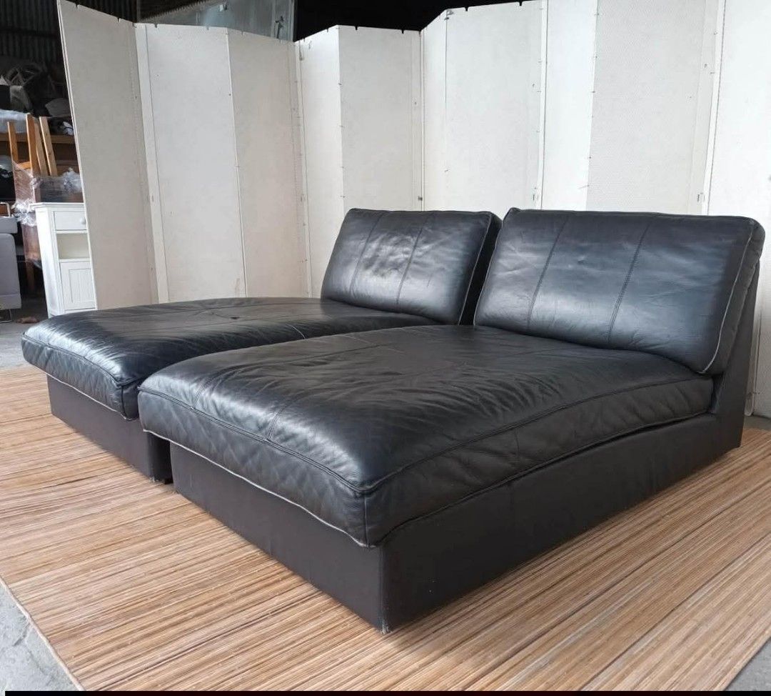 Chaise Sofa (Category: Sofas) located in Meycauayan. Submitted by marygracecasimiro (Listing ID 1418296434, Image 1). Description: Twin Ikea Kivik Chaise Leather Sofa Price: 16,900 set 9,500each L36.5-73 x W64 x H14 In good condition❤️/💚 #highlights #JAPANSURPLUS #everyone #japansurplus #everyoneシ゚ #japansurplusph #japansurplusmalolos #followfollow #fbreels #followersreels #Pangasinan #Isabela #Cavite #Baguio.