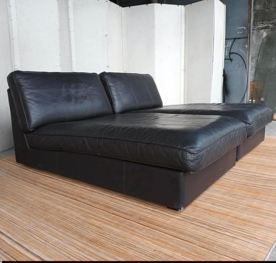 Chaise Sofa (Category: Sofas) located in Meycauayan. Submitted by marygracecasimiro (Listing ID 1418296434, Image 2). Description: Twin Ikea Kivik Chaise Leather Sofa Price: 16,900 set 9,500each L36.5-73 x W64 x H14 In good condition❤️/💚 #highlights #JAPANSURPLUS #everyone #japansurplus #everyoneシ゚ #japansurplusph #japansurplusmalolos #followfollow #fbreels #followersreels #Pangasinan #Isabela #Cavite #Baguio.