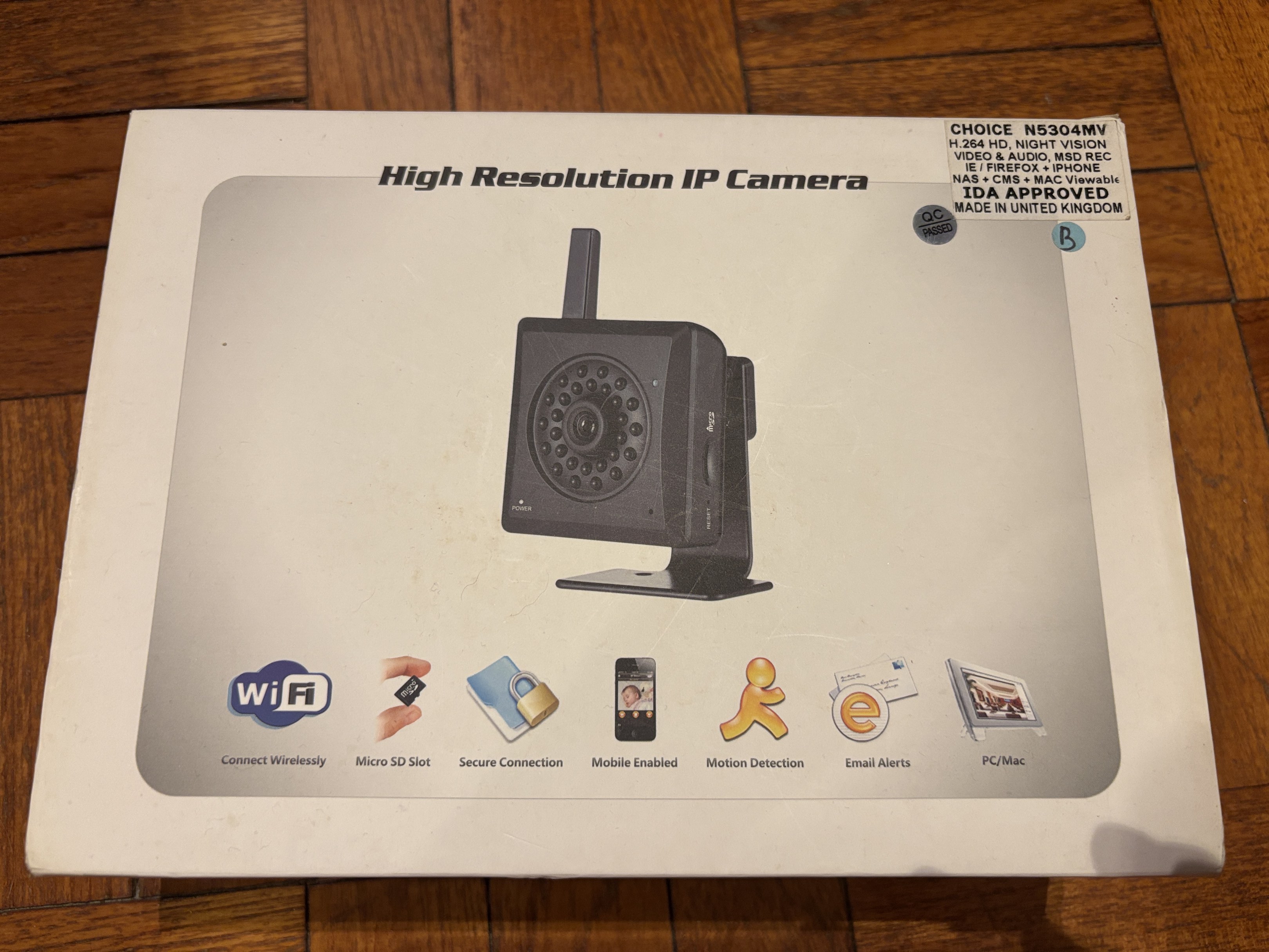Choice N5304MV High Resolution IP Camera, Furniture & Home Living ...