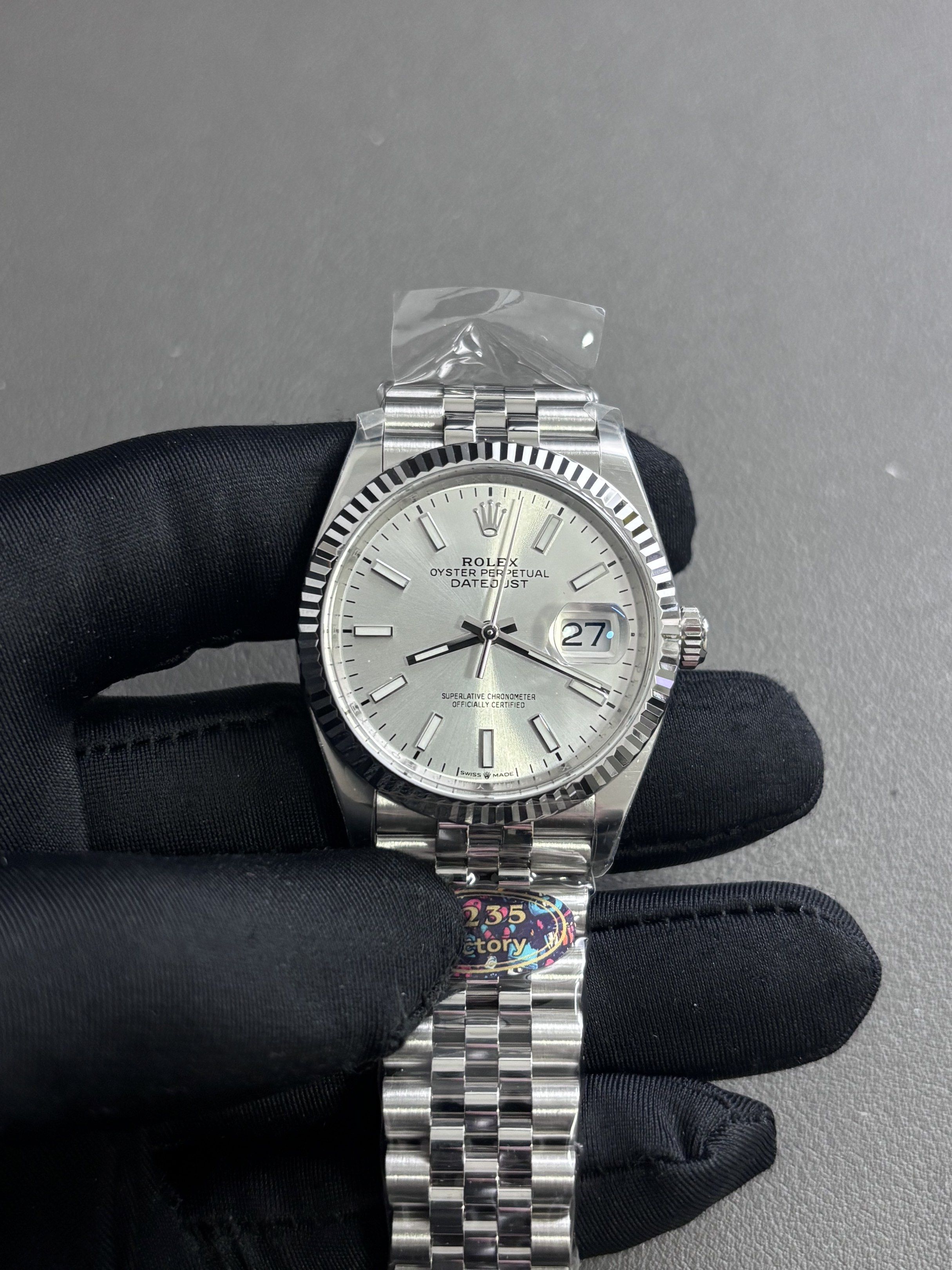 DATEJUST 41 mm white dial (Category: Luxury Watches) located in Cebu City. Submitted by time.teller (Listing ID 1418326587, Image 3). Description: ROLEX 41 mm white dial JUBILEE links (hard to source) Fast selling 1:1 super good quality LUMED Sapphire crystal .