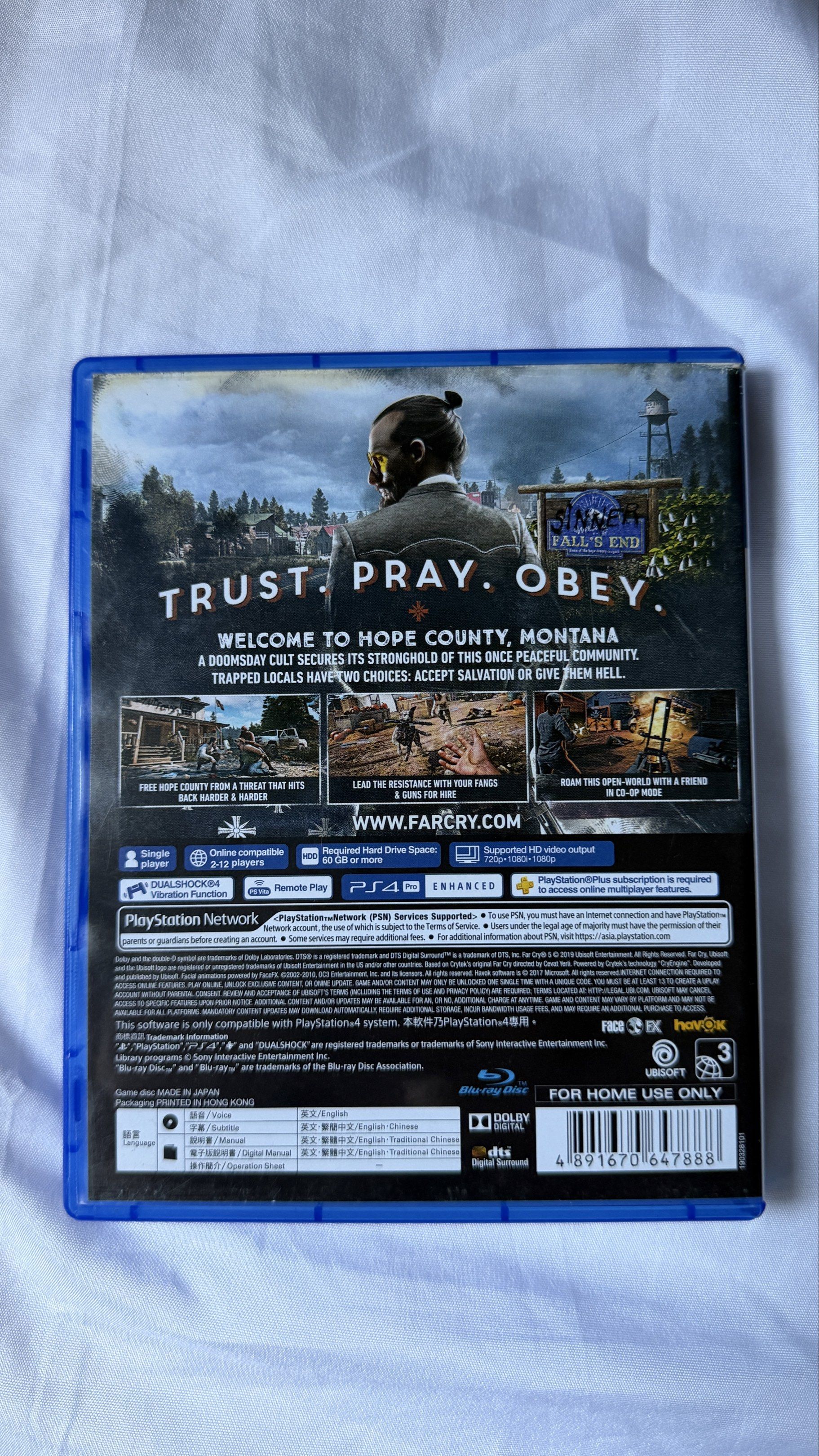 Far cry 5 - PS4 (Category: PlayStation) located in Dagupan City. Submitted by techstep (Listing ID 1418213575, Image 2). Description: Used R3 100% Working Price: 500 only Meetup at Dagupan City. Can ship via J&T.