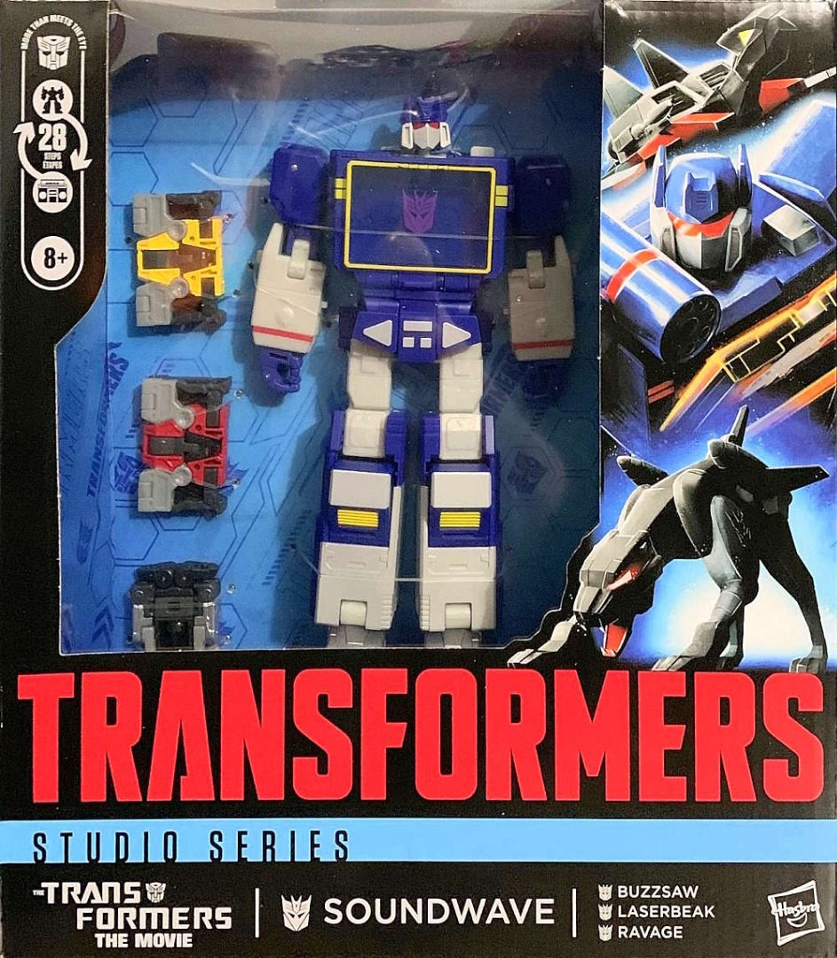 Hasbro Transformers Studio Series Leader Soundwave BIB Transformers The ...