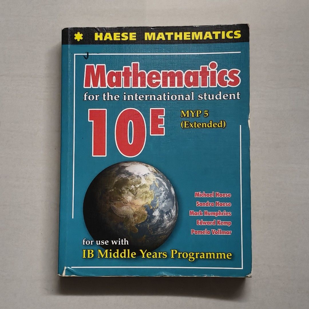 [IB Maths Textbook] Mathematics for the international student 10E: MYP ...