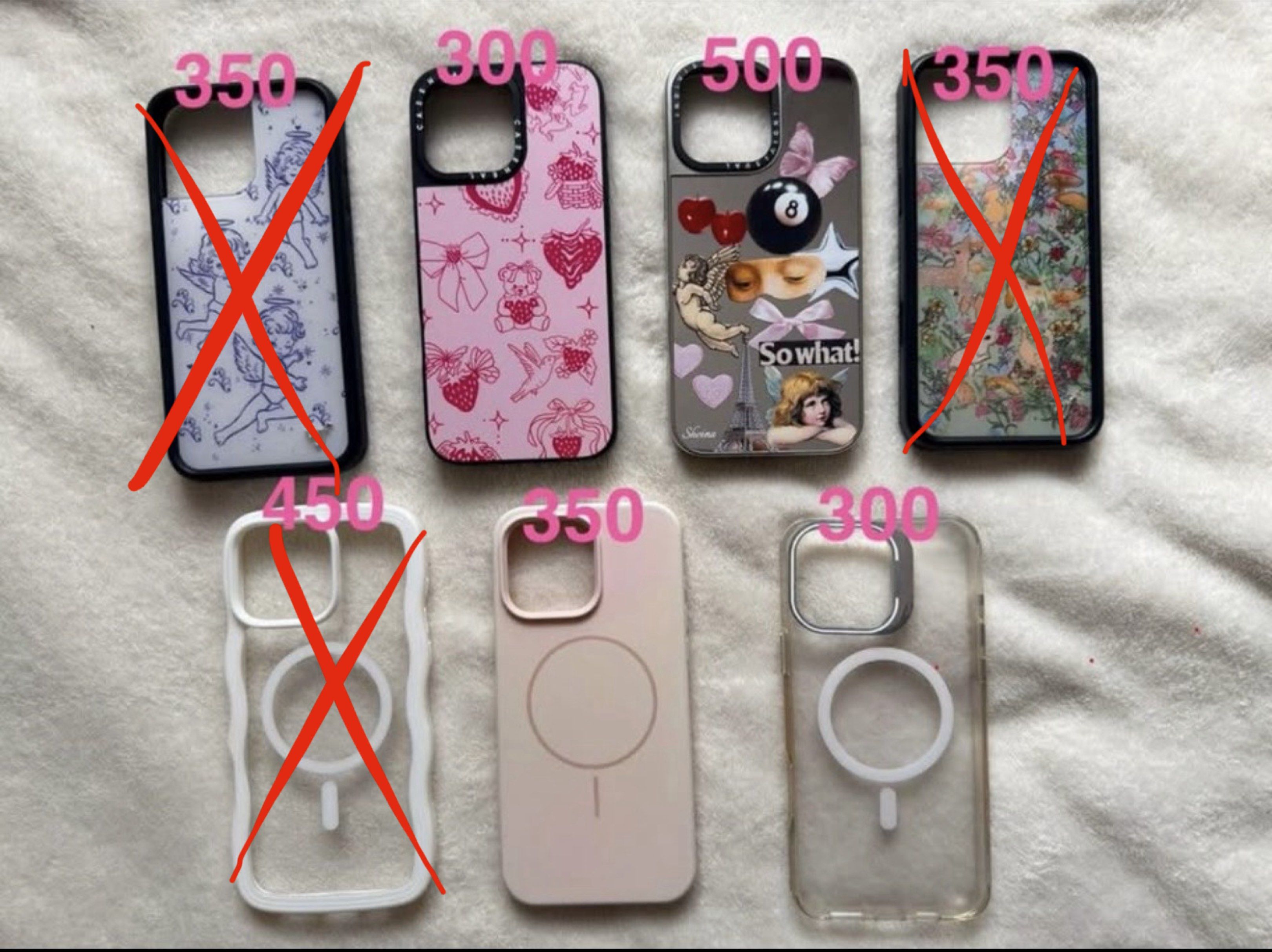 iPhone 16 Pro Max Cases | Wildflower, Indivisual, Apple (Category: Cases & Sleeves) located in Quezon City. Submitted by she.curate (Listing ID 1412186250, Image 1). Description: read for more details ‼️ - individual prices are posted - all cases are female-owned and well-stored - no inclusions, cases will be received as-is but will be packaged properly upon delivery - rfs: phone upgrade PRICES: • TAKE ALL - ₱3000 .
