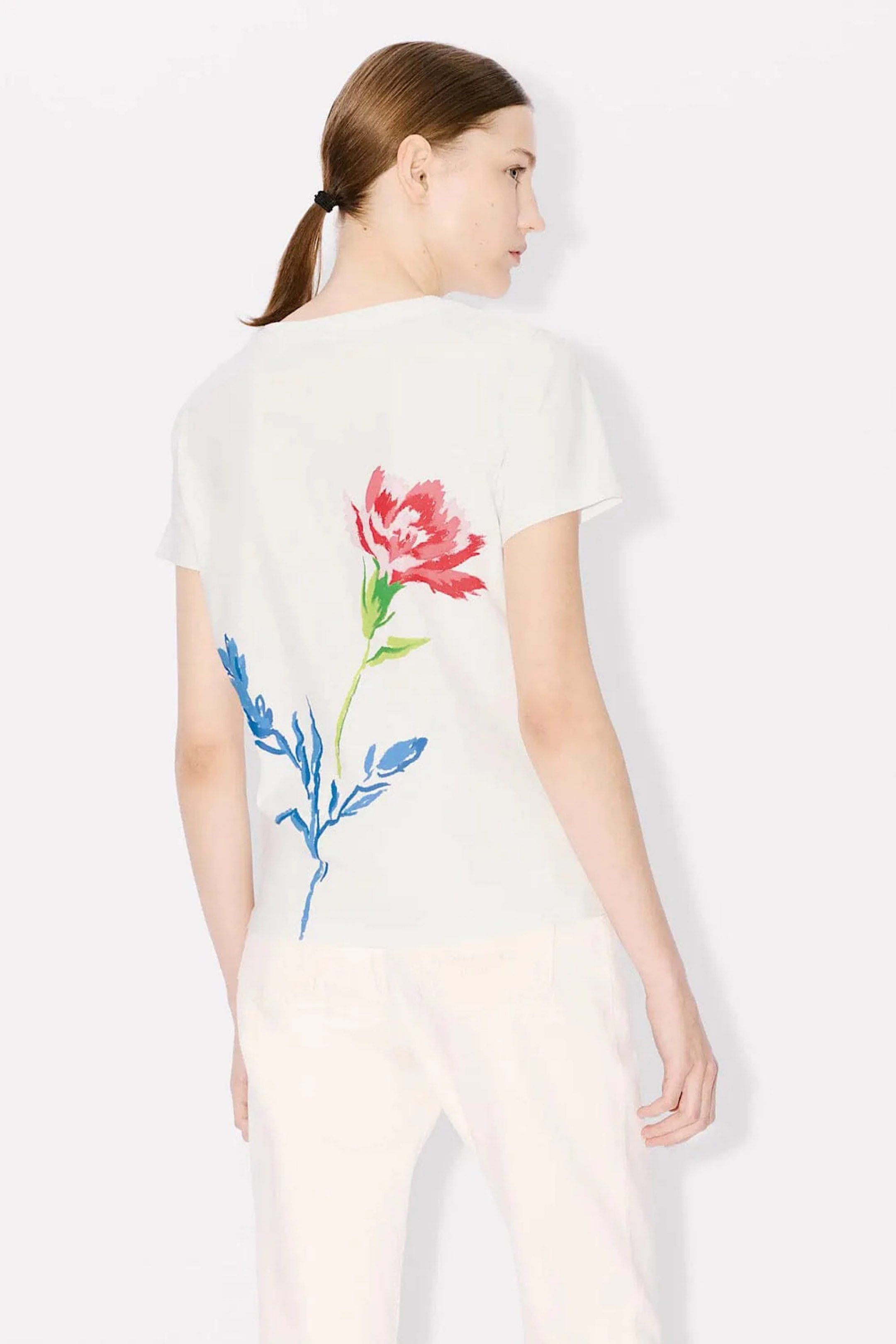 Drawn Flowers T-Shirt (Category: Luxury Apparel) located in Manila. Submitted by dkarchives (Listing ID 1418360758, Image 2). Description: Kenzo Paris Drawn Flowers T-Shirt - used once! - retails for 12k+ and guaranteed authentic - super nice to pair with jeans! - rfs: doesn’t fit me anymore - price negotiable! helping tags: zara h&m hm miu the label wear anika carino ava the brand beyond collective phia the label helping tags: editors market zar