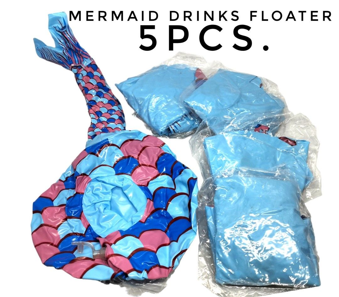 Mermaid drinks floater bundle (5pcs) or per pc. (Category: Bathtub & Bath Accessories) located in Baguio. Submitted by toys_of_yesteryear (Listing ID 1418276944, Image 1). Description: 📌Loc. Baguio 📌Brand: None 📌Item: Inflatable mermaid drinks holder floater bundle (5pcs) - 250 1 pc - 70.00 📌Crossposted in other selling platforms 📌Condition: Used, Like New 📌Mop: Gcash 📌Mod: J&T shipping fee c/o buyer ----------------------- Note: 👉Photos 