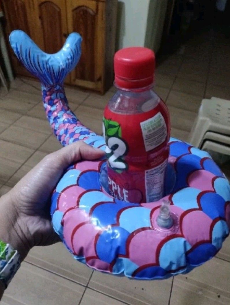 Mermaid drinks floater bundle (5pcs) or per pc. (Category: Bathtub & Bath Accessories) located in Baguio. Submitted by toys_of_yesteryear (Listing ID 1418276944, Image 2). Description: 📌Loc. Baguio 📌Brand: None 📌Item: Inflatable mermaid drinks holder floater bundle (5pcs) - 250 1 pc - 70.00 📌Crossposted in other selling platforms 📌Condition: Used, Like New 📌Mop: Gcash 📌Mod: J&T shipping fee c/o buyer ----------------------- Note: 👉Photos 