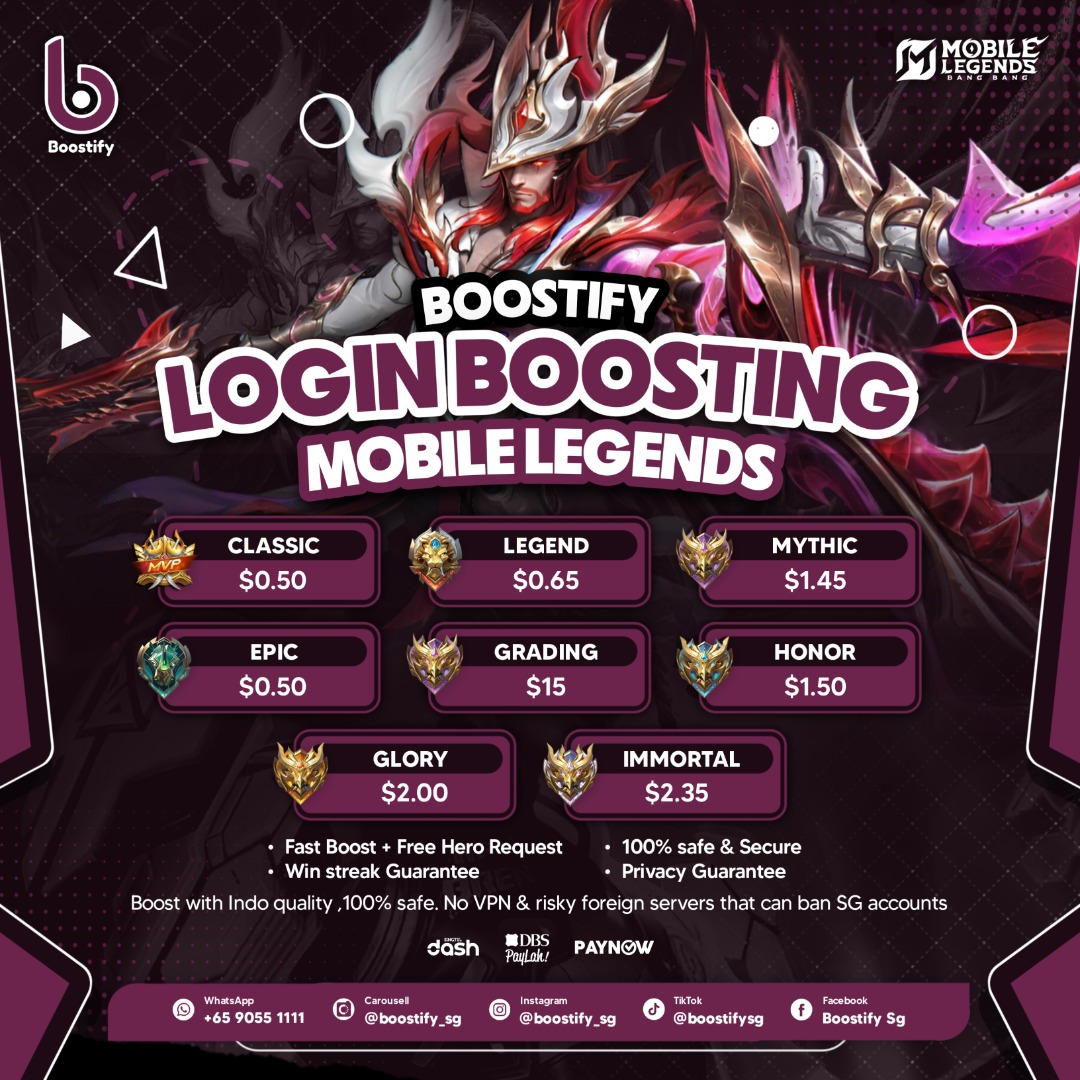 MLBB Boosting | MLBB Boost | Mobile Legends Boosting | Mobile Legends ...