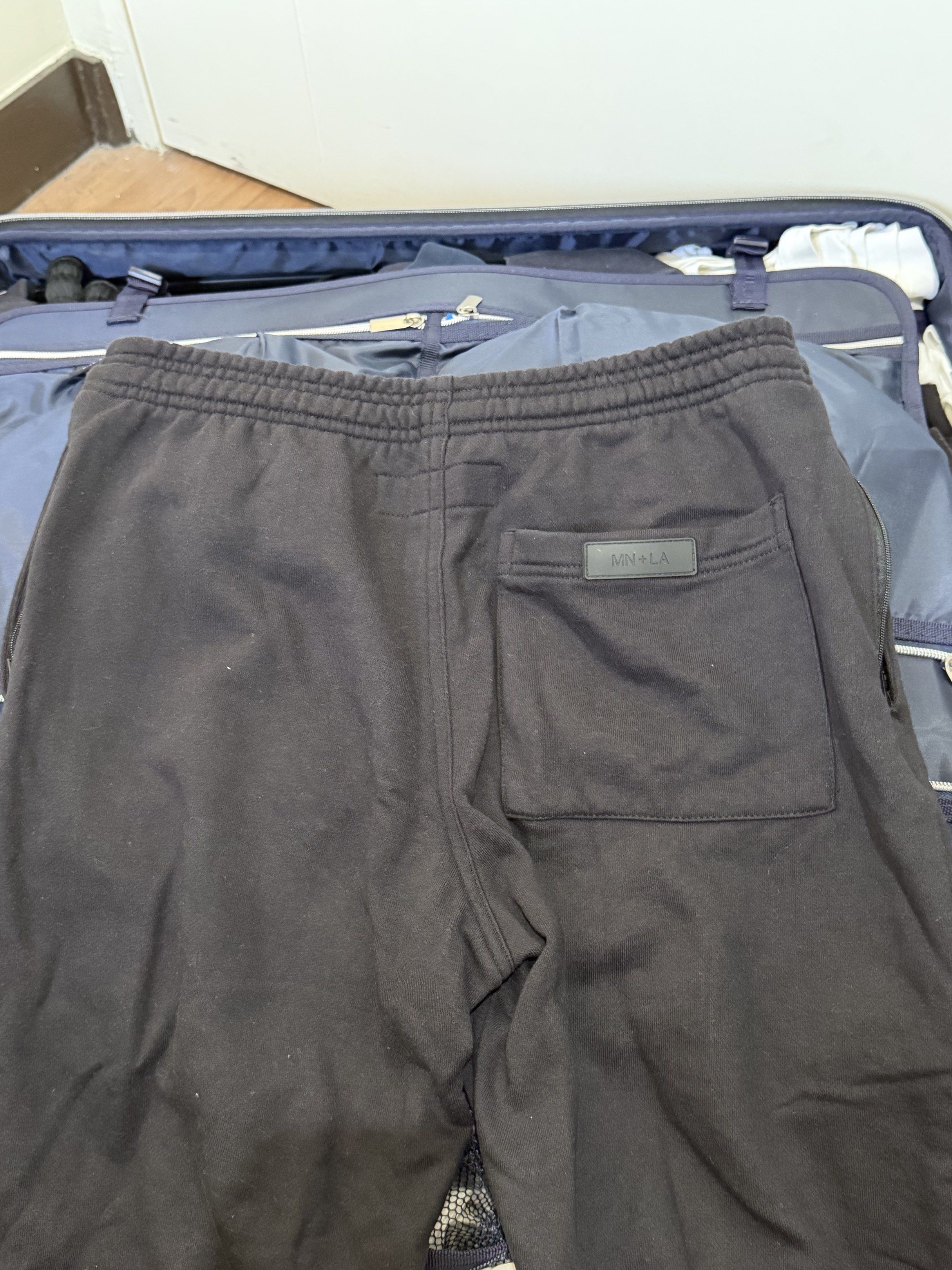 MN+LA PANTS (Category: Joggers) located in Mandaluyong City. Submitted by thrifttodrip_ (Listing ID 1418299069, Image 3). Description: MN+LA PANTS USE TWICE ONLY FIT FROM S-M 900.