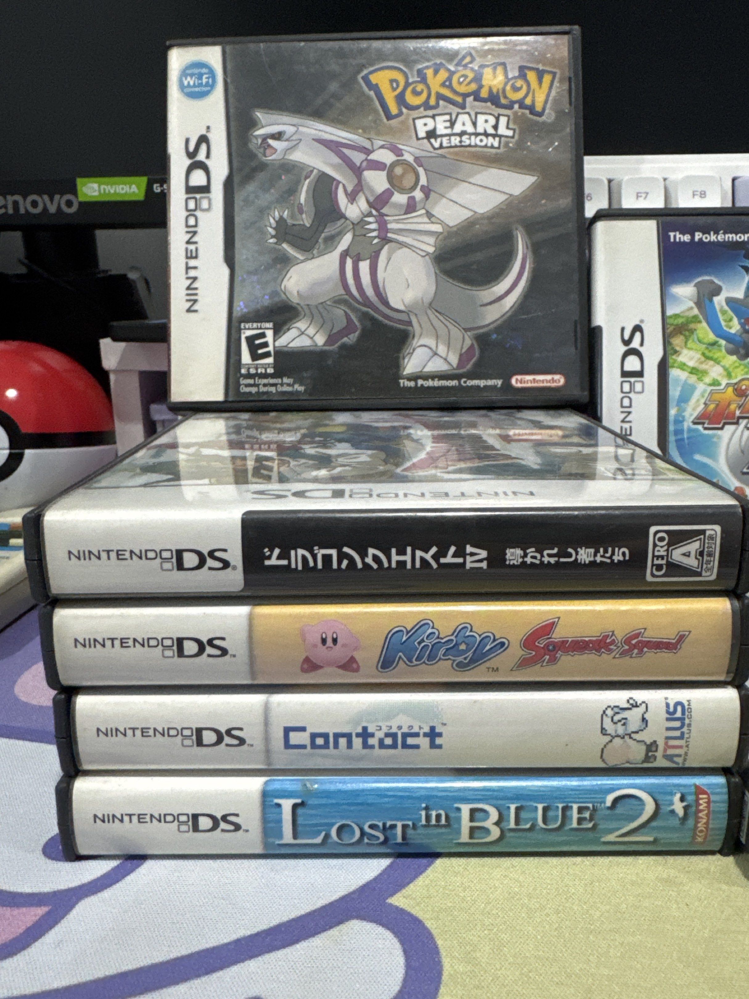 DS Games (Category: Nintendo) located in Makati City. Submitted by allehcs (Listing ID 1418301214, Image 2). Description: Pokemon Games: Pokemon Pearl (CASE ONLY, NO CARTRIDGE) - SOLD Pokemon Pearl (JPN) - ₱1200 Pokemon Mystery Dungeon Explorers of Darkness (JPN, CASE ONLY NO CARTRIDGE) - ₱200 Pokemon Rangers Shadow of Almia (JPN) - ₱700 JPN Games: Final Fantasy IV - ₱900 Eyeshield 21 Max Devil Power- ₱900 Dragon Quest IV - ₱1500 English Games: L