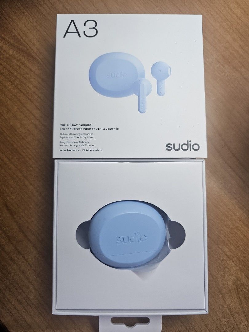 New Sudio A3 Bluetooth Earbuds