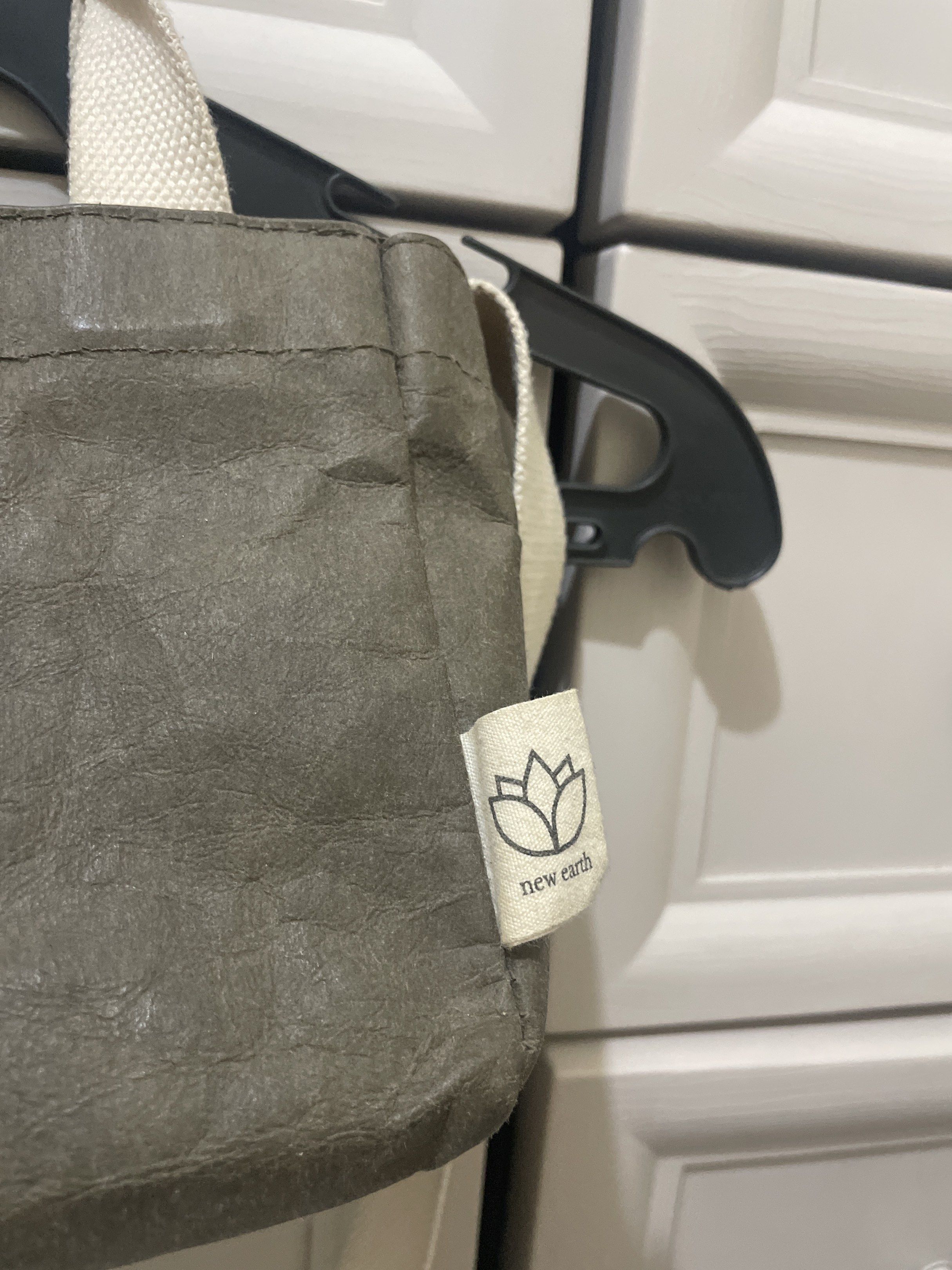 Olive New Earth Washable Paper Bag (Category: Tote Bags) located in Makati City. Submitted by thingsoncelovedph (Listing ID 1418350738, Image 3). Description: See photos for description Originally ₱495 Now ₱220.