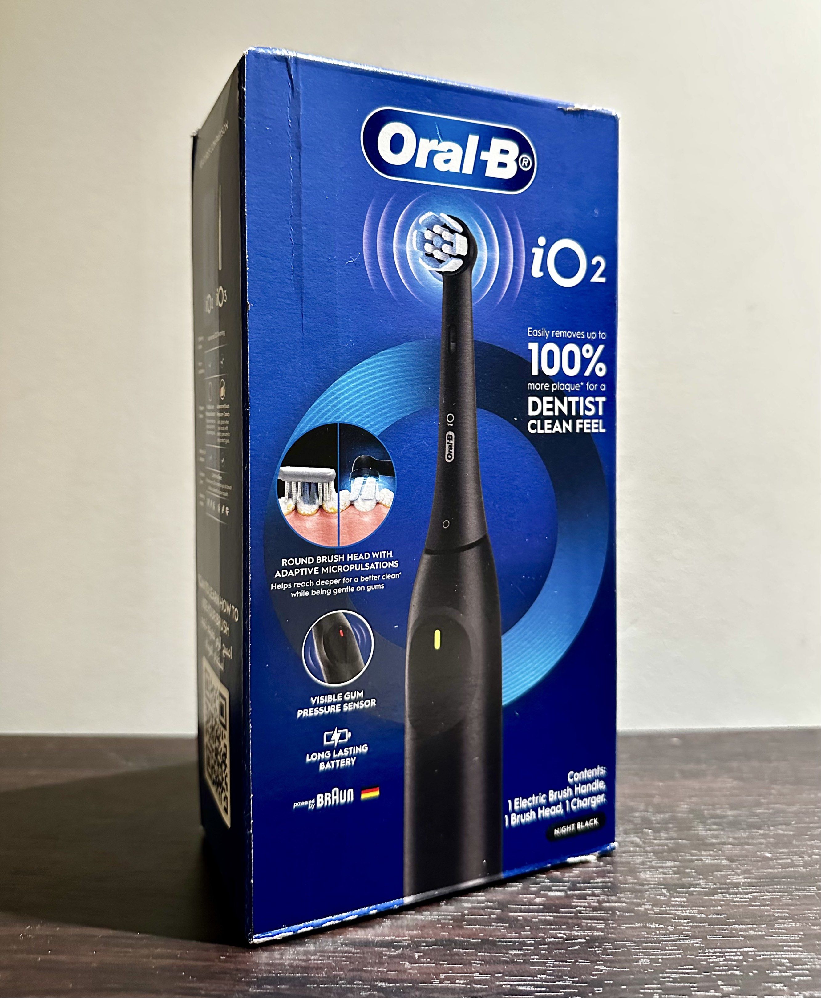 Oral-B iO Series 2 Electric Toothbrush (Night Black), Beauty & Personal ...