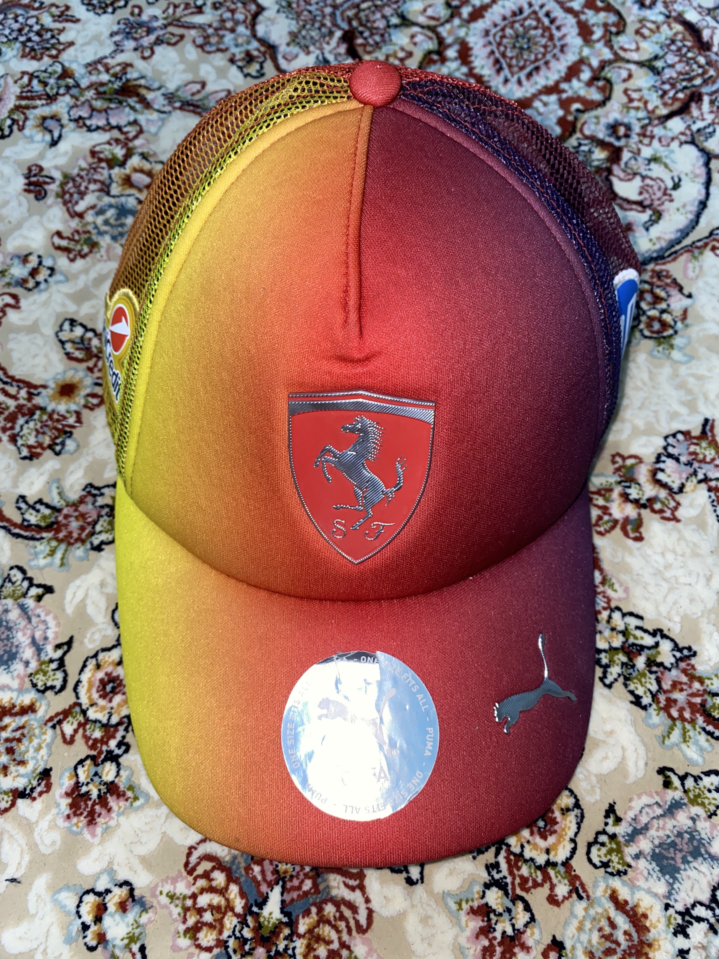 Original F1 Lewis Hamilton Ferrari Cap, Men's Fashion, Watches ...