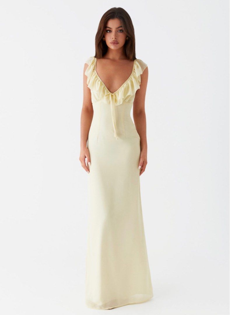 Peppermayo sylvie yellow maxi dress (Category: Dresses) located in Quezon City. Submitted by poorlittlerichgal (Listing ID 1418314329, Image 3). Description: Retails for 4600! Sold out on app.