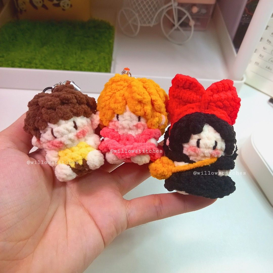 Ponyo, Sosuke and Kiki Chibi Keychain Bagcharm (Category: Character Goods) located in Cavite. Submitted by willowstitches_ (Listing ID 1418393153, Image 2). Description: 349 each For more details visit my other socials: Blue app.: Willow Stitches Clock app.: willow_stitches 📍𝐋𝐨𝐜𝐚𝐭𝐢𝐨𝐧: Naic, Cavite 💰 𝐌𝐎𝐏: Maribank 🚛 𝐌𝐎𝐃: J&T Express ‧ ₊˚🎧⊹𓏲⋆🌿. ⋆⸜ 🍵✮˚.