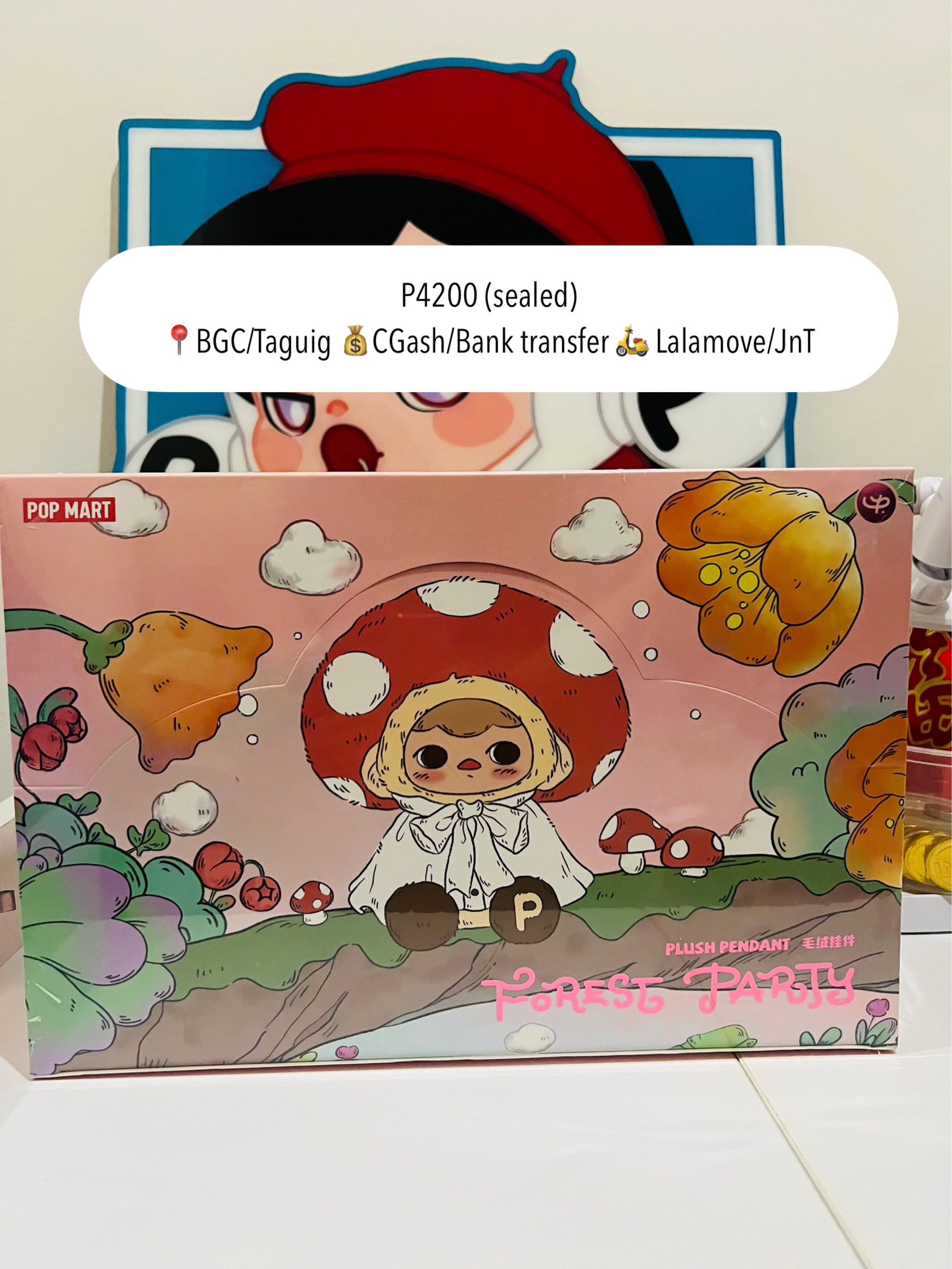 POP MART Pucky Forest Party Sealed Set (Category: Designer & Blind Box Toys) located in Pasay City. Submitted by nbamore (Listing ID 1418383111, Image 1). Description: - POP MART Pucky Forest Party Sealed Set - SEALED SET - Meetup in BGC/Taguig - Shipping via Lalamove/J&T available.