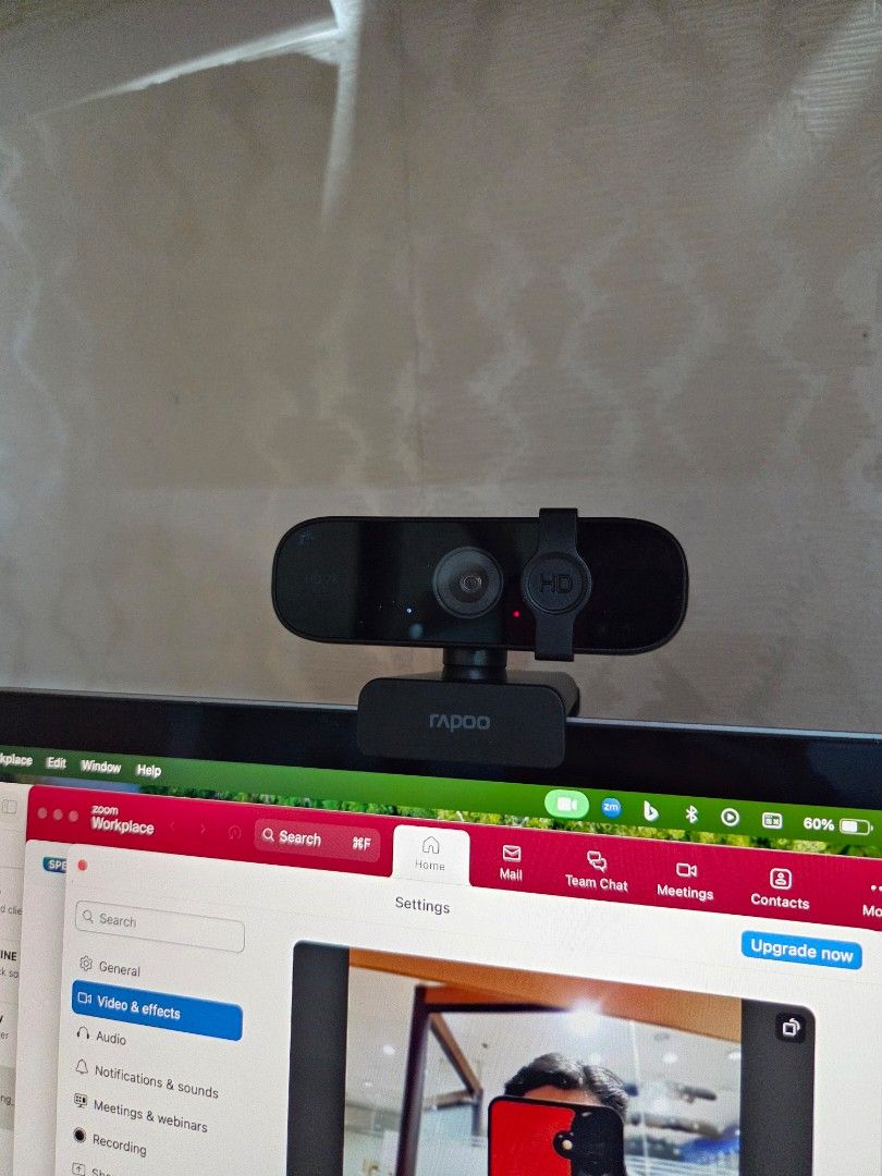 Rapoo C280 HD 2K Computer Camera (Category: Webcams) located in Las Pinas. Submitted by yervinlau (Listing ID 1418320972, Image 3). Description: - Rapoo C280 HD 2K Webcam - Black color - Comes with original box - Built-in clip for monitor attachment - Includes USB cable - HD Computer Camera RFS: not using anymore.