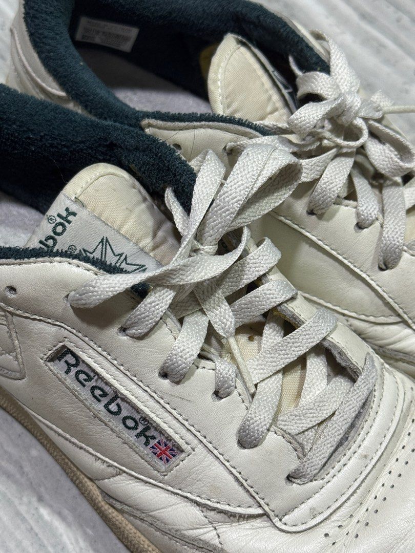 Reebok Club C (Category: Sneakers) located in Manila. Submitted by cm.declutters (Listing ID 1418317779, Image 1). Description: heavily used. pls manage ur expectations. size 10 US men.