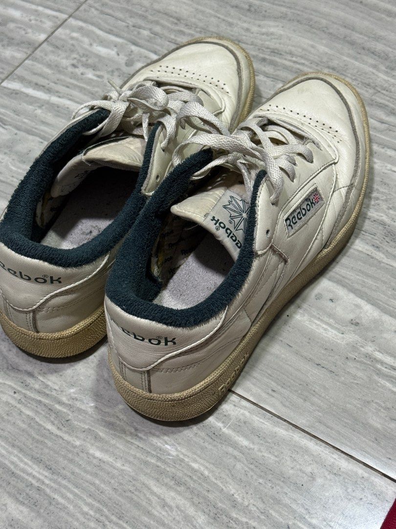Reebok Club C (Category: Sneakers) located in Manila. Submitted by cm.declutters (Listing ID 1418317779, Image 2). Description: heavily used. pls manage ur expectations. size 10 US men.