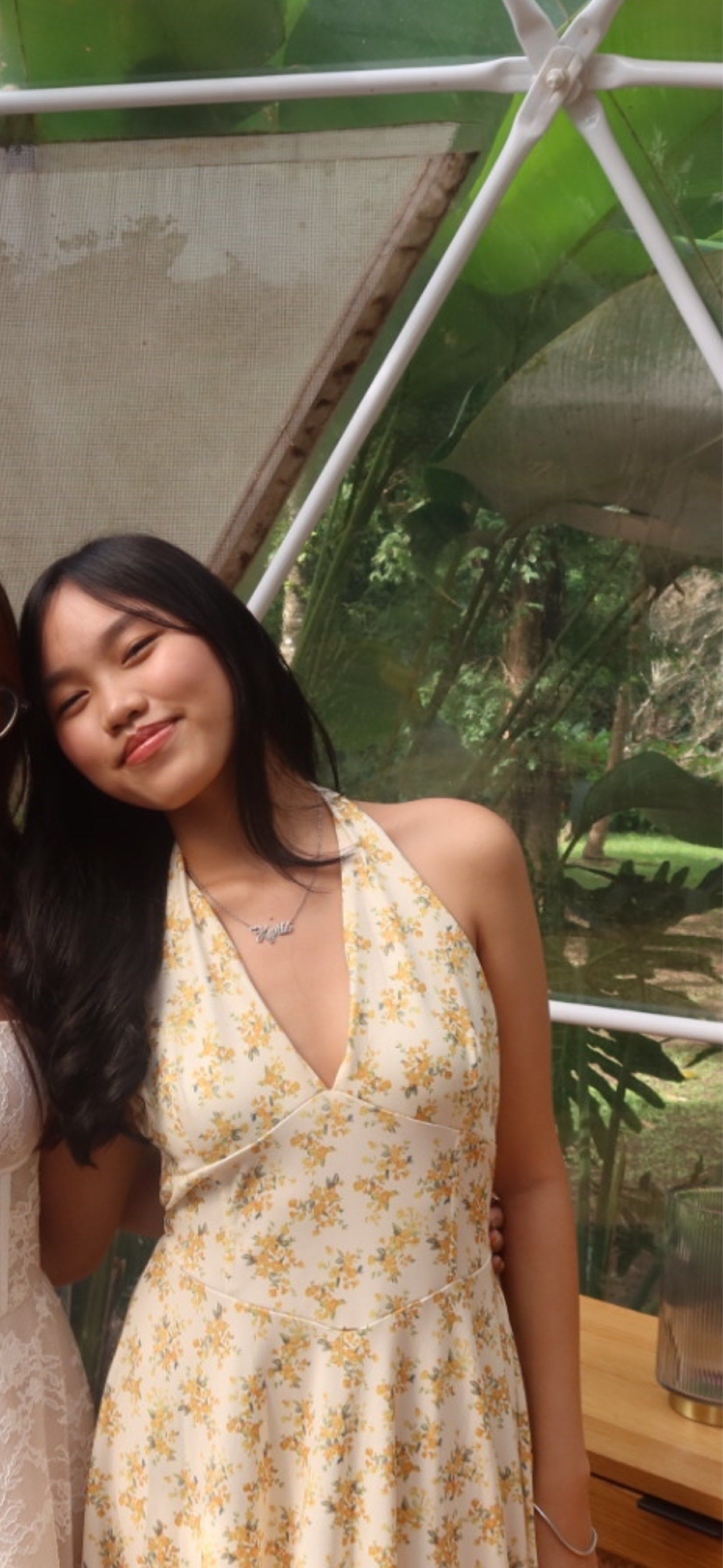 Floral Halter Dress (Category: Dresses) located in Makati City. Submitted by lovrr.valky (Listing ID 1418373466, Image 3). Description: - size: xs-semi medium (best fits small) - for reference: 5’4, 32 bust, 25 waist .