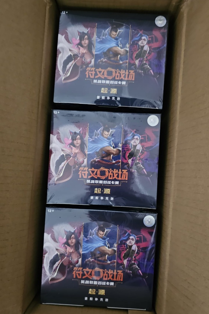 Riftbound origins READY STOCK- jumbo booster box chinese, Hobbies ...