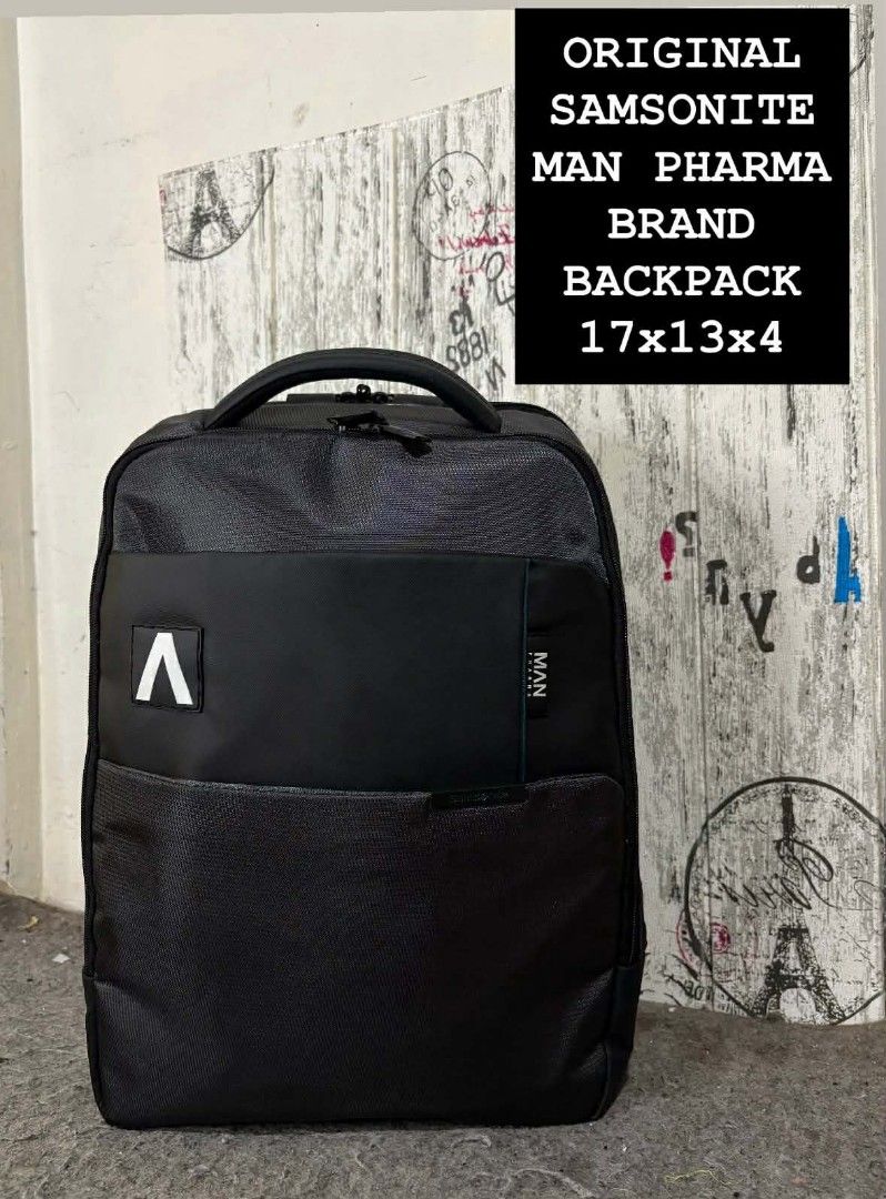 Samsonite Man Pharma Backpack (Category: Backpacks) located in Manila. Submitted by jzjapansurplus (Listing ID 1418281518, Image 1). Description: ORIGINAL SAMSONITE RED BRAND BACKPACK 🎯 FRONT ZIPPER POCKET 🎯 LIGHTWEIGHT 🎯 BACKPACK STRAP 🎯 DURABLE POLYESTER BODY 🎯 WIDE SPACE CAPACITY 🎯 MINIMAL BUT ELEGANT DESIGN NO ISSUE.. MINIMAL MARK OF USAGE‼️ .