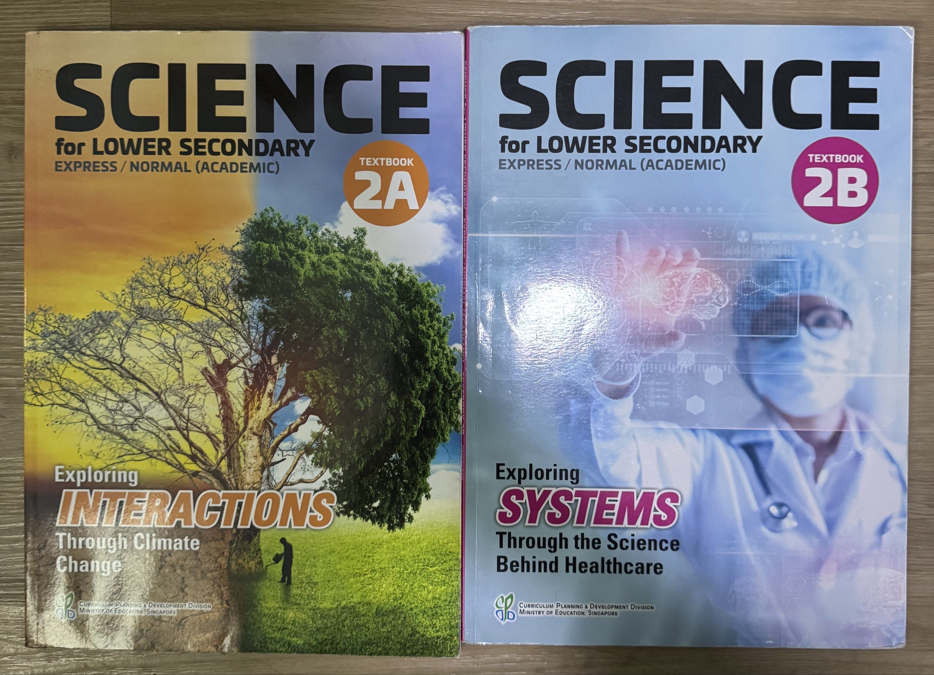 Science Textbook 2A & 2B for Lower Secondary, Hobbies & Toys, Books ...