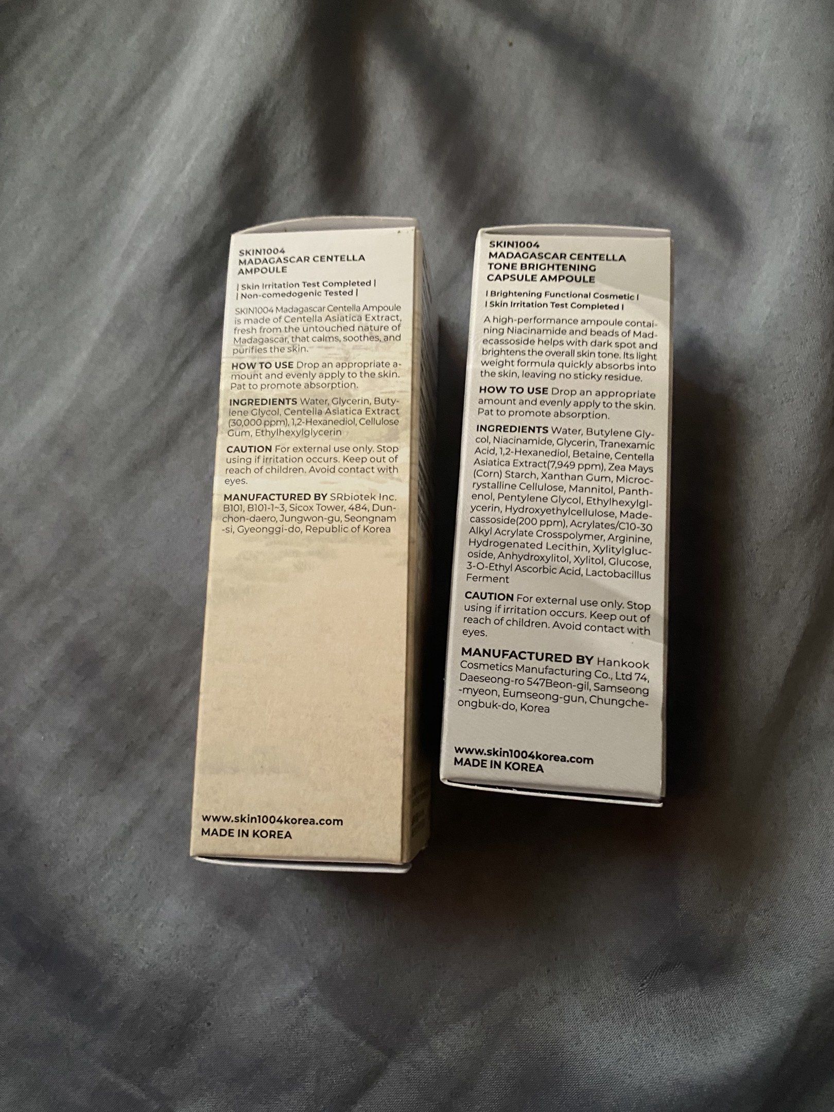 Skin1004 Centella Ampoule Trial Set (Category: Face Care) located in Lucena. Submitted by totaldeclutter (Listing ID 1418271056, Image 3). Description: Brand New srp is 1565php sf 50 Luzon 70 Vismin.