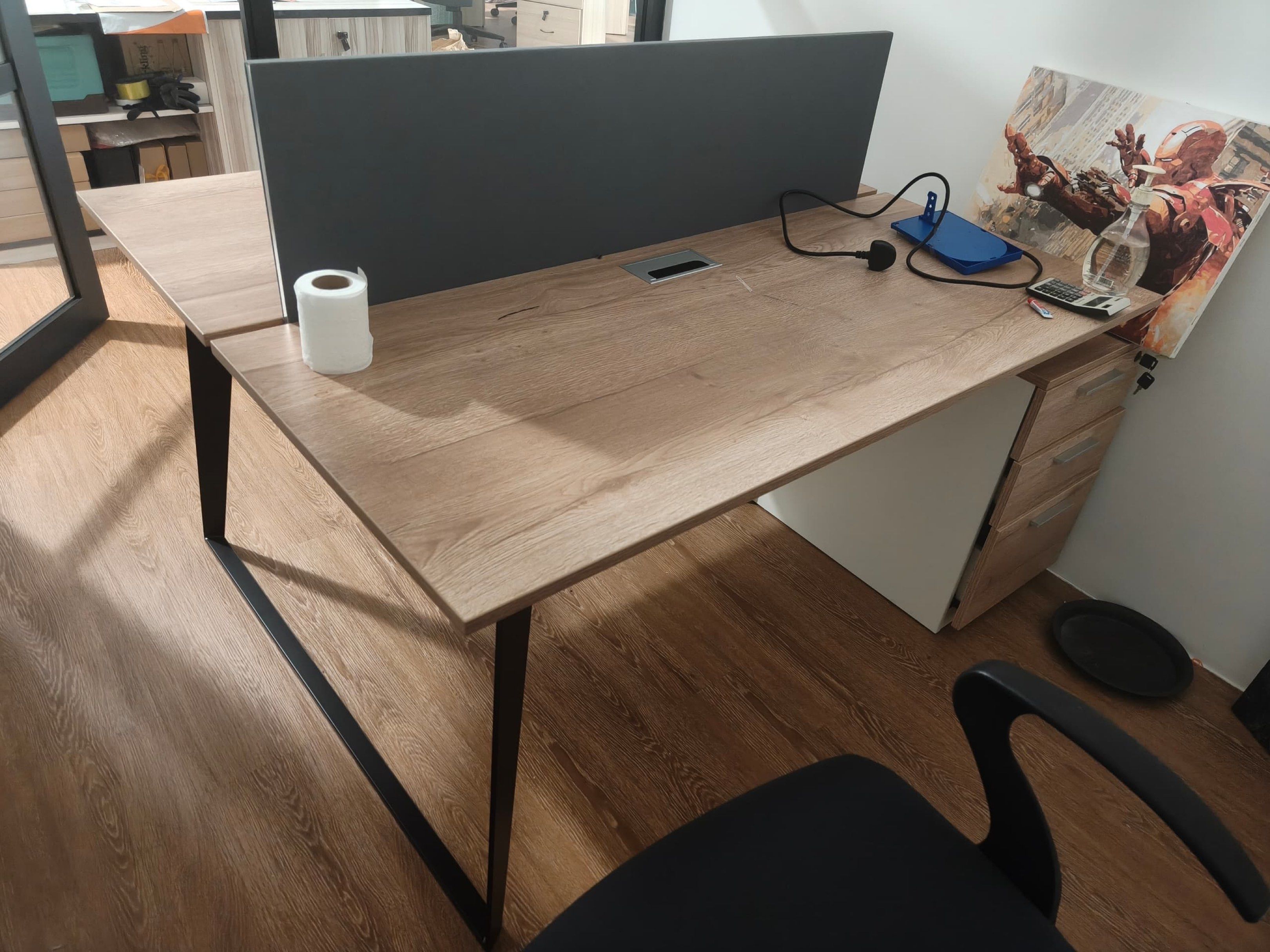 Table (Category: Tables & Sets) located in Kuala Lumpur. Submitted by young.grumpy (Listing ID 1417410842, Image 3). Description: Come with two wheels chairs .