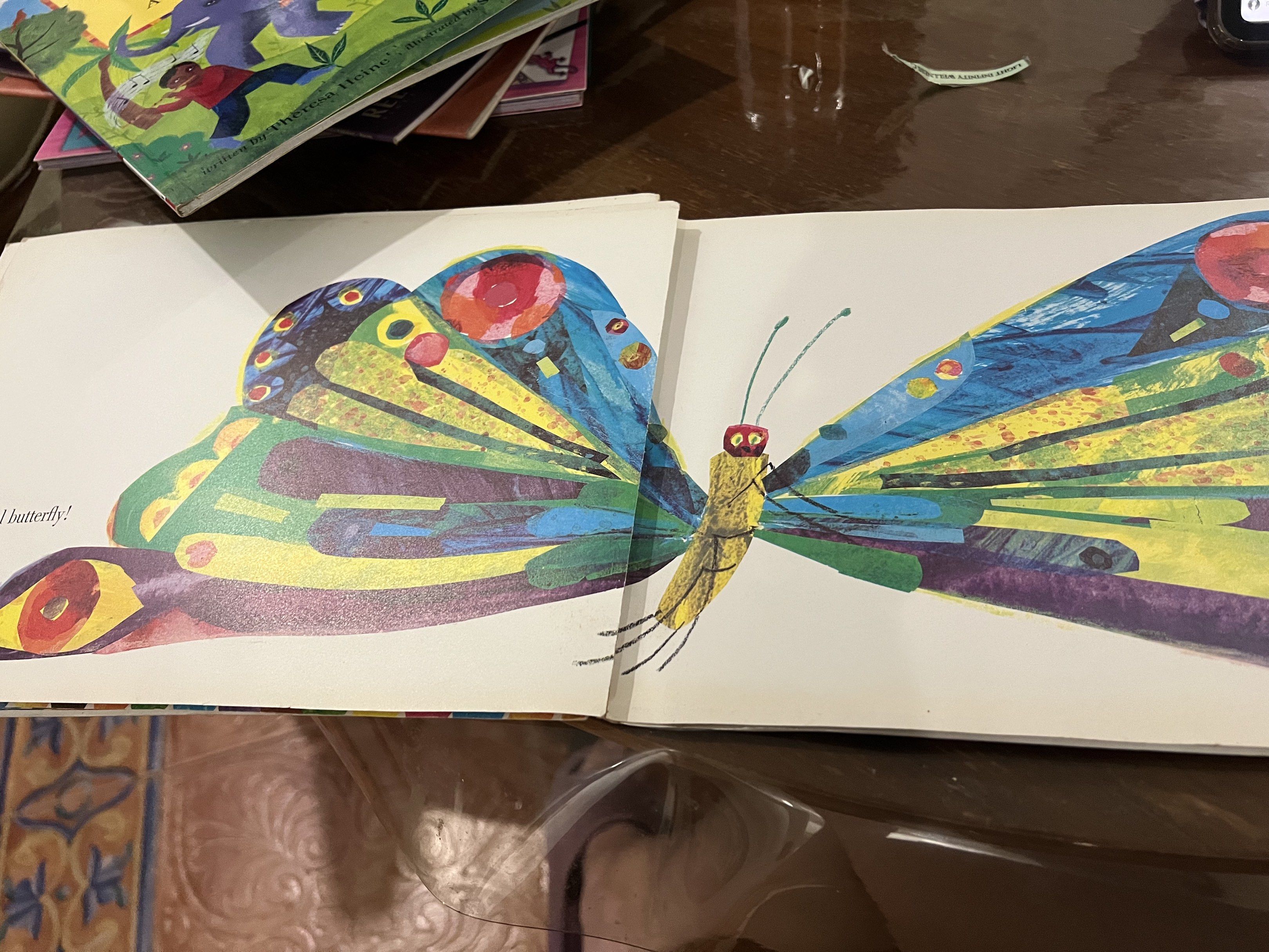 The Very Hungry Caterpillar by Eric Carle (Category: Children's Books) located in Quezon City. Submitted by jade.young (Listing ID 1418291437, Image 2). Description: - "The Very Hungry Caterpillar" by Eric Carle - Features vibrant, colorful illustrations - Follows the caterpillar's journey and transformation - Perfect for young children - A classic story.