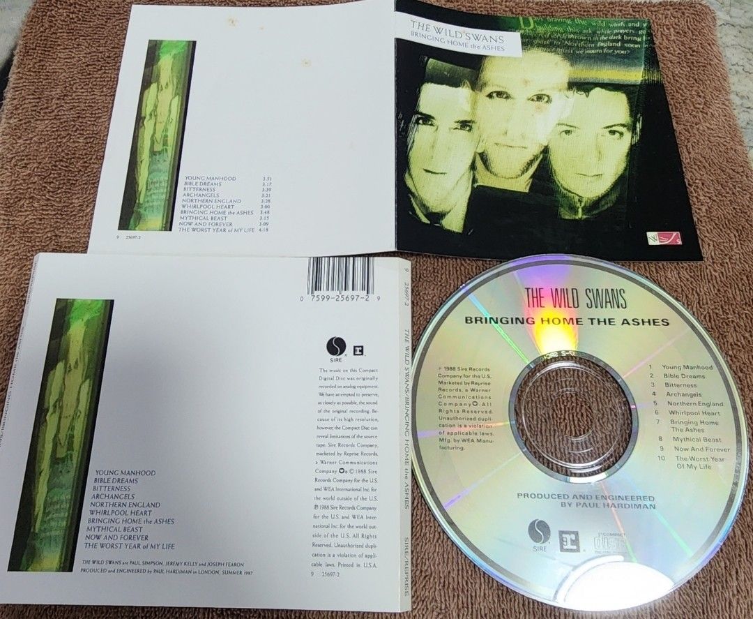 The Wild Swans - Bringing Home the Ashes (Category: Vinyls) located in Cebu City. Submitted by g_roshamboo (Listing ID 1418379928, Image 2). Description: us pressing.