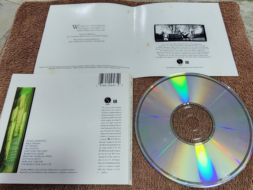 The Wild Swans - Bringing Home the Ashes (Category: Vinyls) located in Cebu City. Submitted by g_roshamboo (Listing ID 1418379928, Image 3). Description: us pressing.