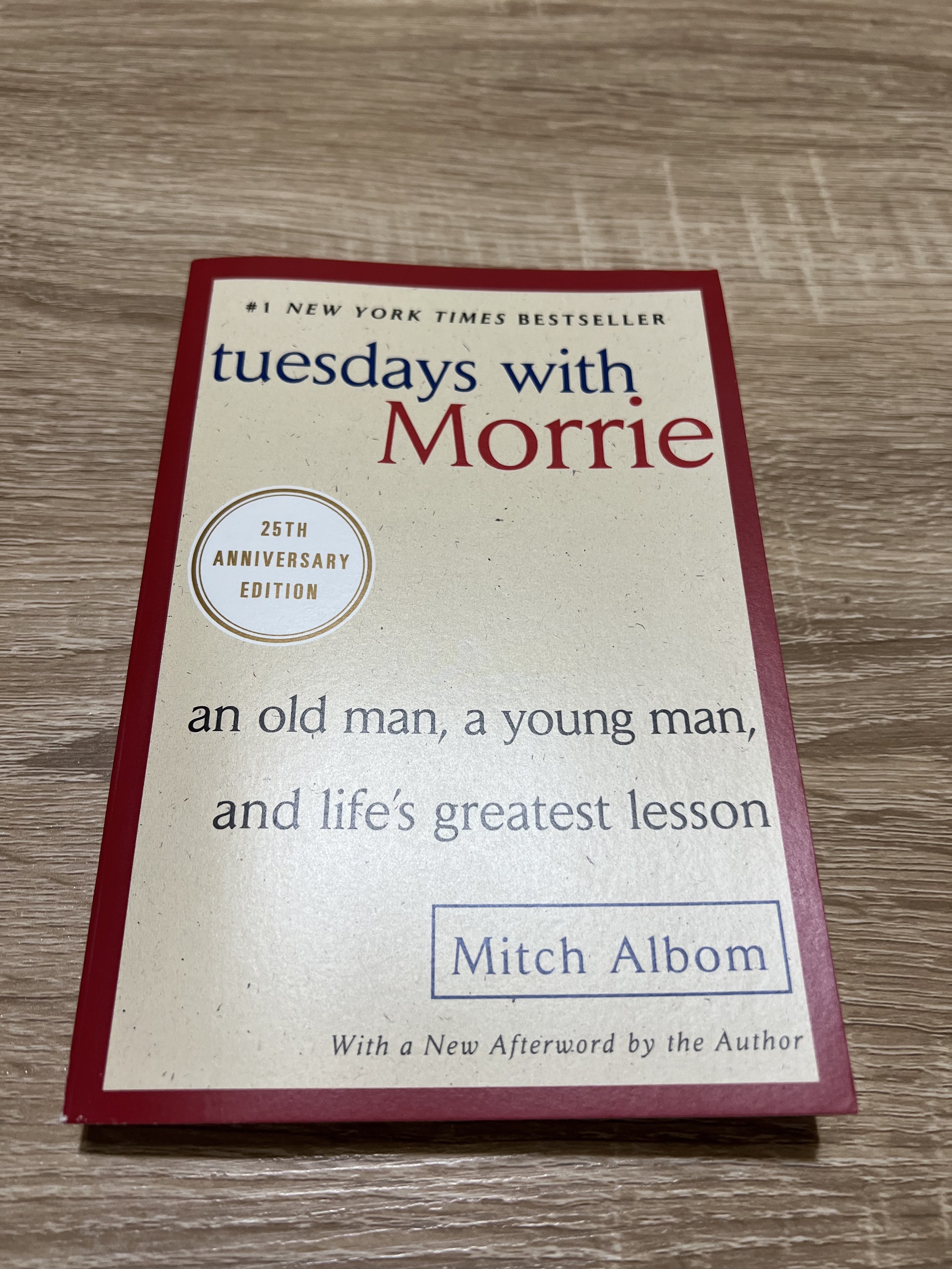 Tuesdays with Morrie by Mitch Albom, Hobbies & Toys, Books & Magazines ...