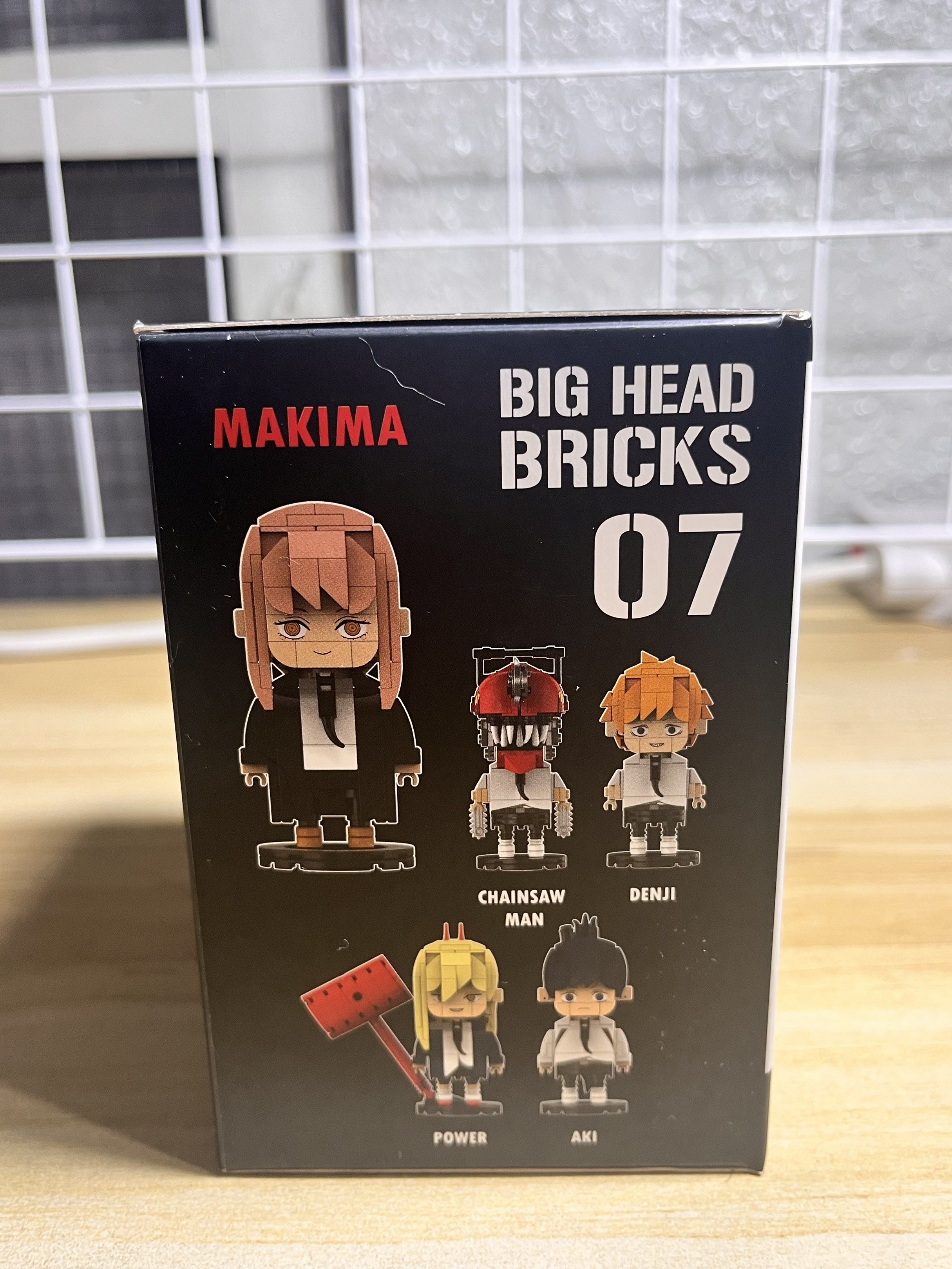 Unopened Big Head Bricks 07 Makima from Chainsaw Man (Category: Figurines & Statues) located in Pasig City. Submitted by lemy.declutter (Listing ID 1418326567, Image 2). Description: .