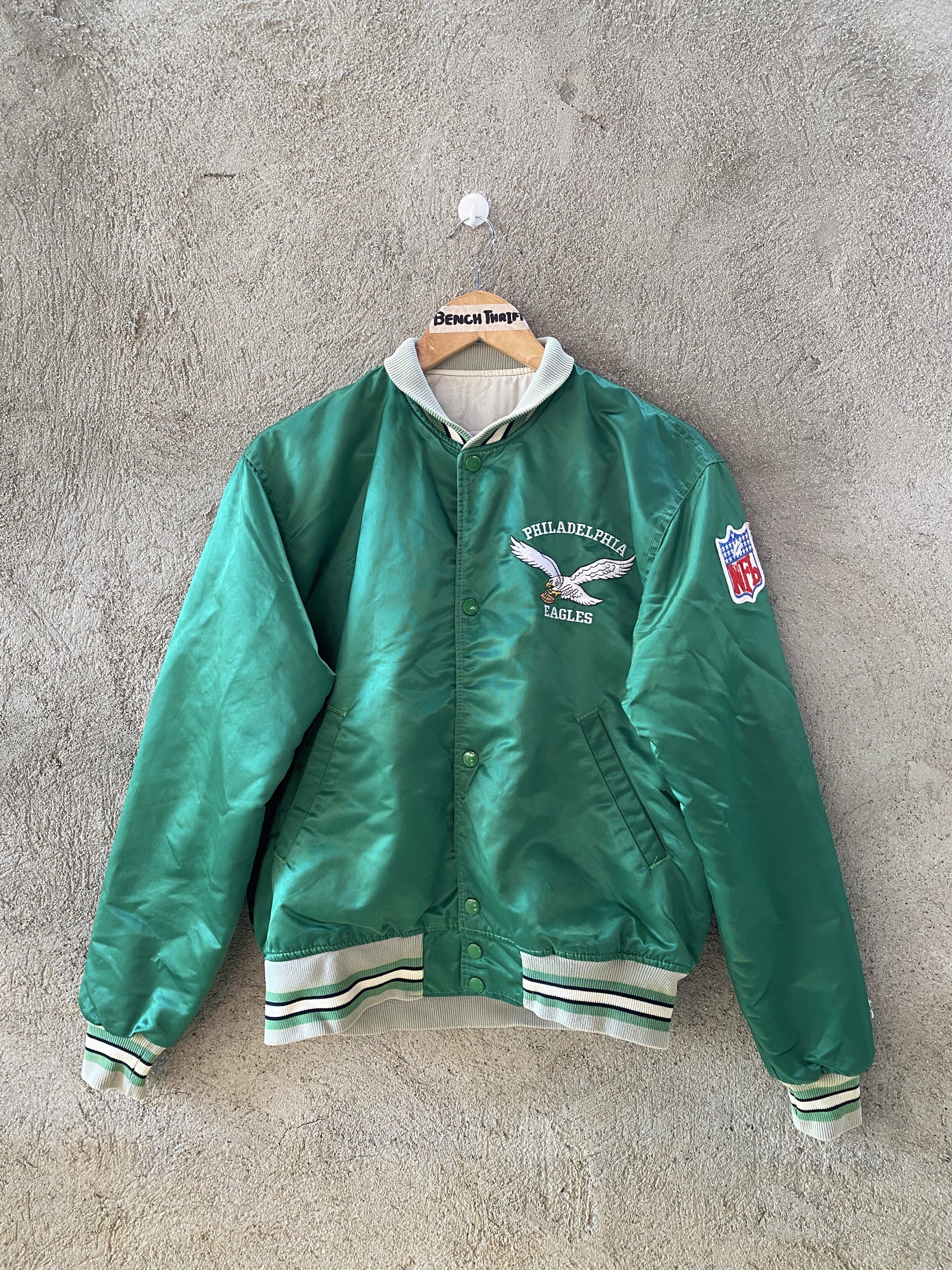 Vintage Starter (Category: Activewear) located in Candaba. Submitted by dejesus.bench17 (Listing ID 1418349259, Image 1). Description: - Vintage 80’s/90’s NFL Starter - Featuring By Team Philadelphia - Excellent Condition - Color rate 9/10 - Minimal flaws not noticeable - Complete tags - Need wash - Declared Authentic - Dimes: W23 L25 Price: 3,500 or best offer.