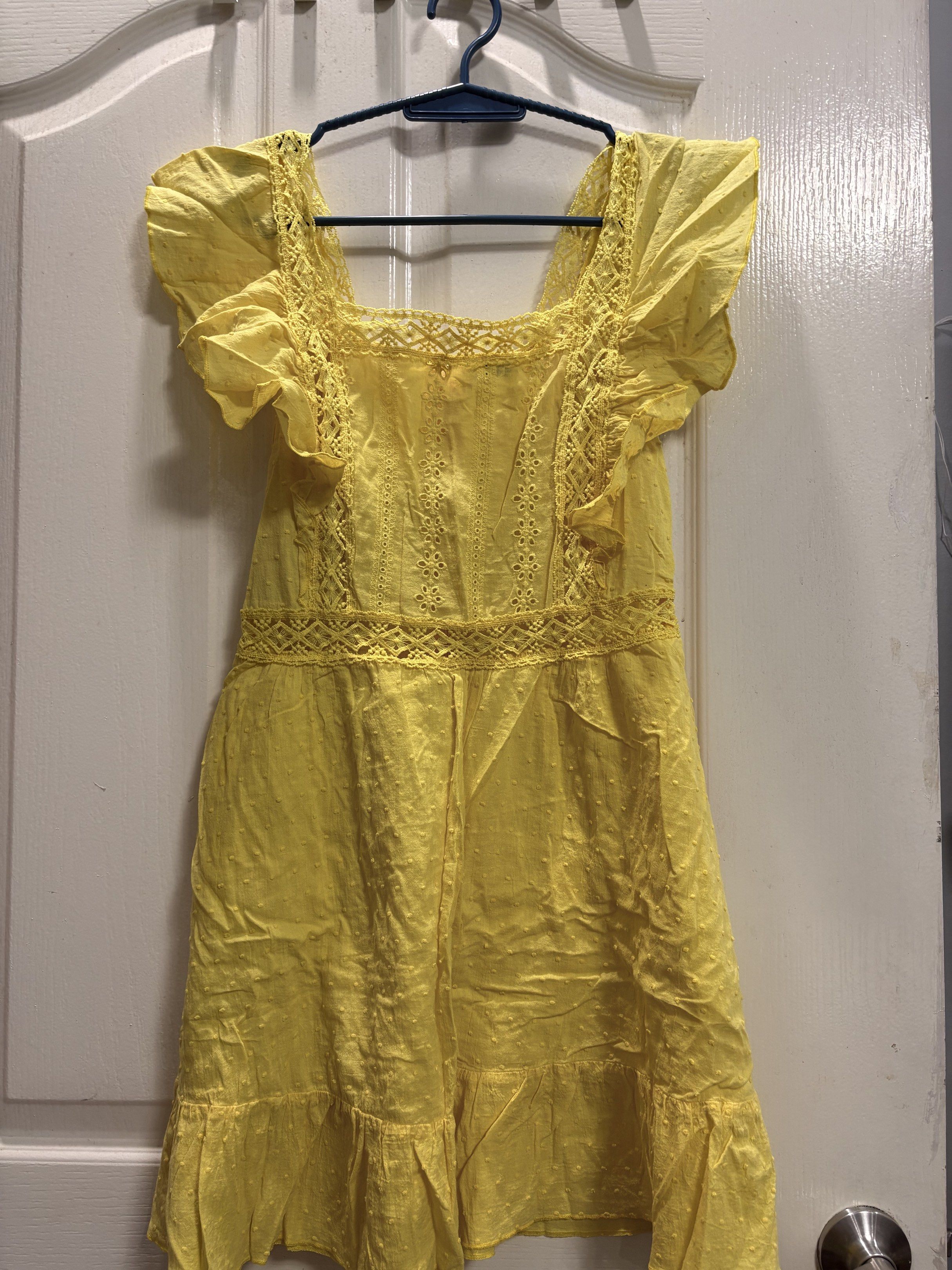 Yellow mini dress (Category: Dresses) located in Manila. Submitted by multivers.closet (Listing ID 1418387098, Image 1). Description: .