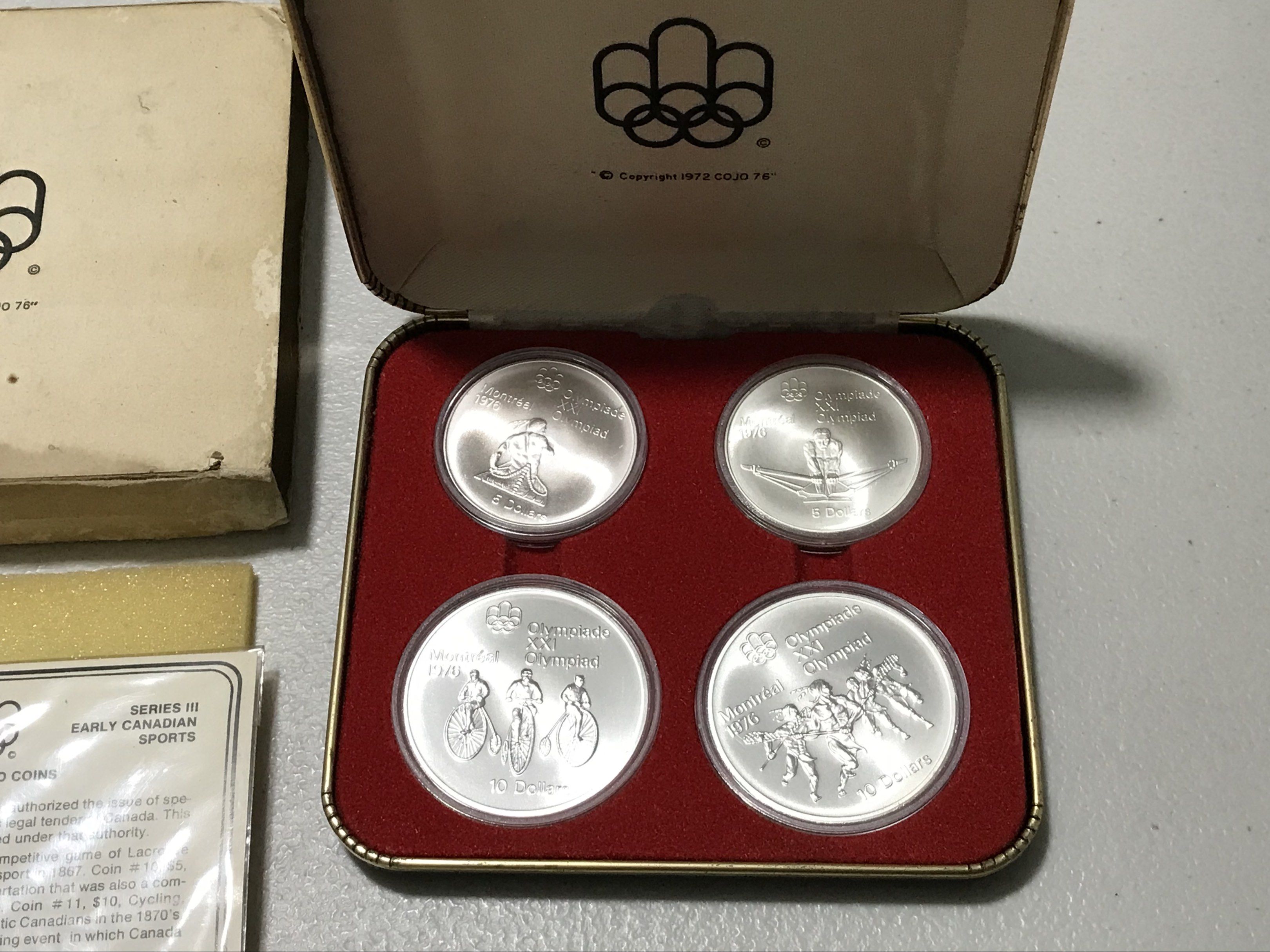 1976 olympic sterling silver selling below melt value (Category: Currency) located in Paranaque City. Submitted by jorgeramos878 (Listing ID 1418533056, Image 2). Description: Sterling silver set .