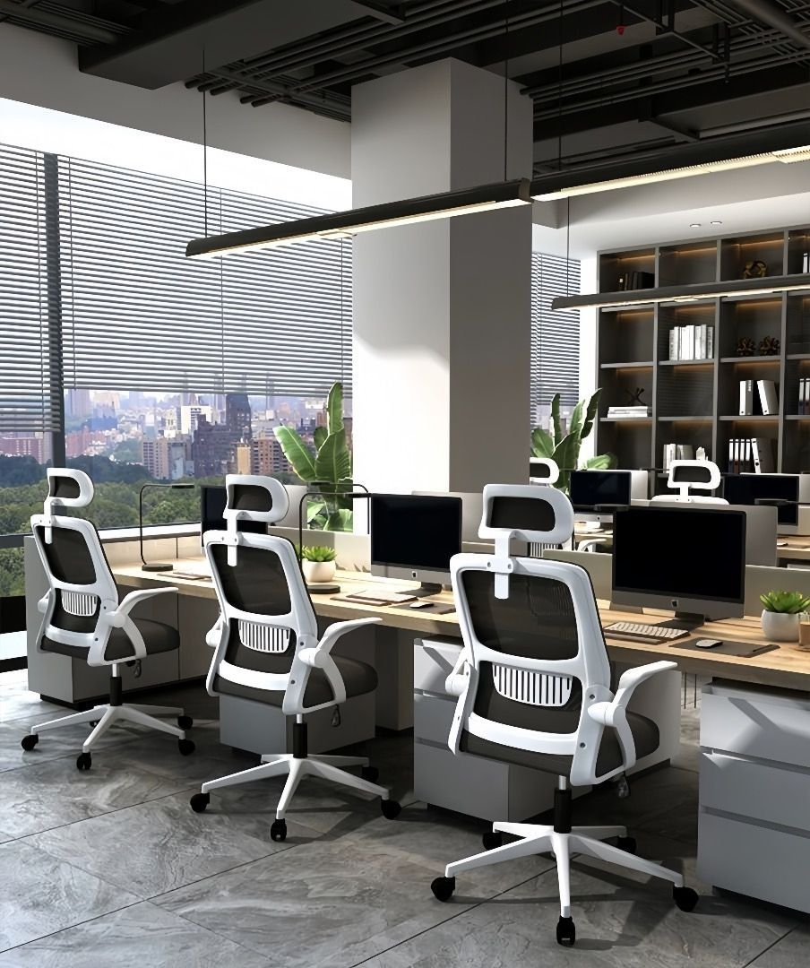電腦椅 Office Chair 〖Free Shipping包送貨〗 人體工學 辦公椅 Swivel Chair電腦櫈 逍遙椅 學生椅 書桌 ...