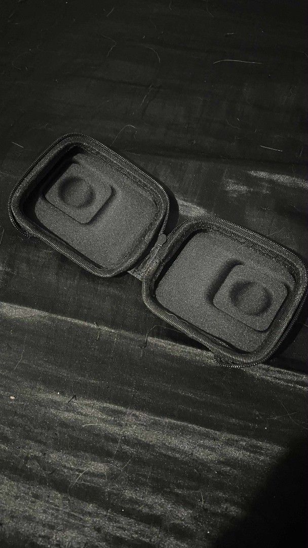Action Camera Case (Category: Camera Bags & Carriers) located in Quezon City. Submitted by seeeen (Listing ID 1418557557, Image 3). Description: Black camera case with a zipper closure. The interior has molded compartments. The case is designed to protect a camera. It is compact and easy to carry..