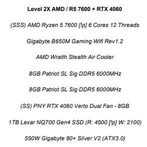 AFTERSHOCK R5 7600 + RTX 406065561097844483110