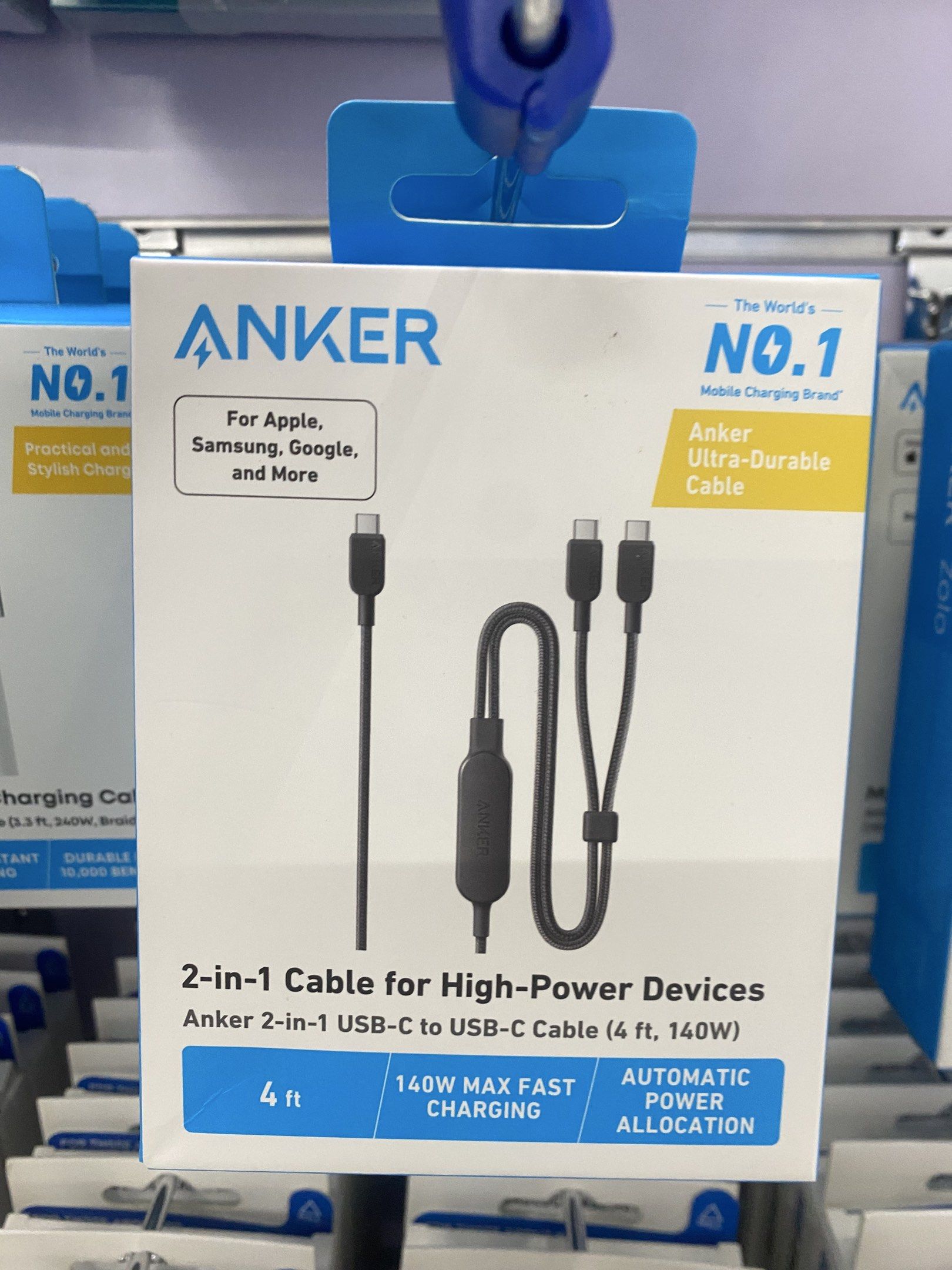 Anker Zolo 20W Charger (Category: Chargers & Cables) located in Pasig City. Submitted by jona_german06 (Listing ID 1418467958, Image 3). Description: Original, Brand-new, and sealed 5 days store warranty and 1 year Anker warranty Anker 322 USB-C to Lightning Cable (3ft Braided) ₱ 900.00 Anker 322 USB-C to USB-C Cable (3ft Braided) ₱ 600.00 Anker 2-in-1 USB-C to USB-C Cable (4ft, 140W) ₱ 1,000.00 Anker Zolo Charger 20W - White ₱ 450.00 Anker Zolo 