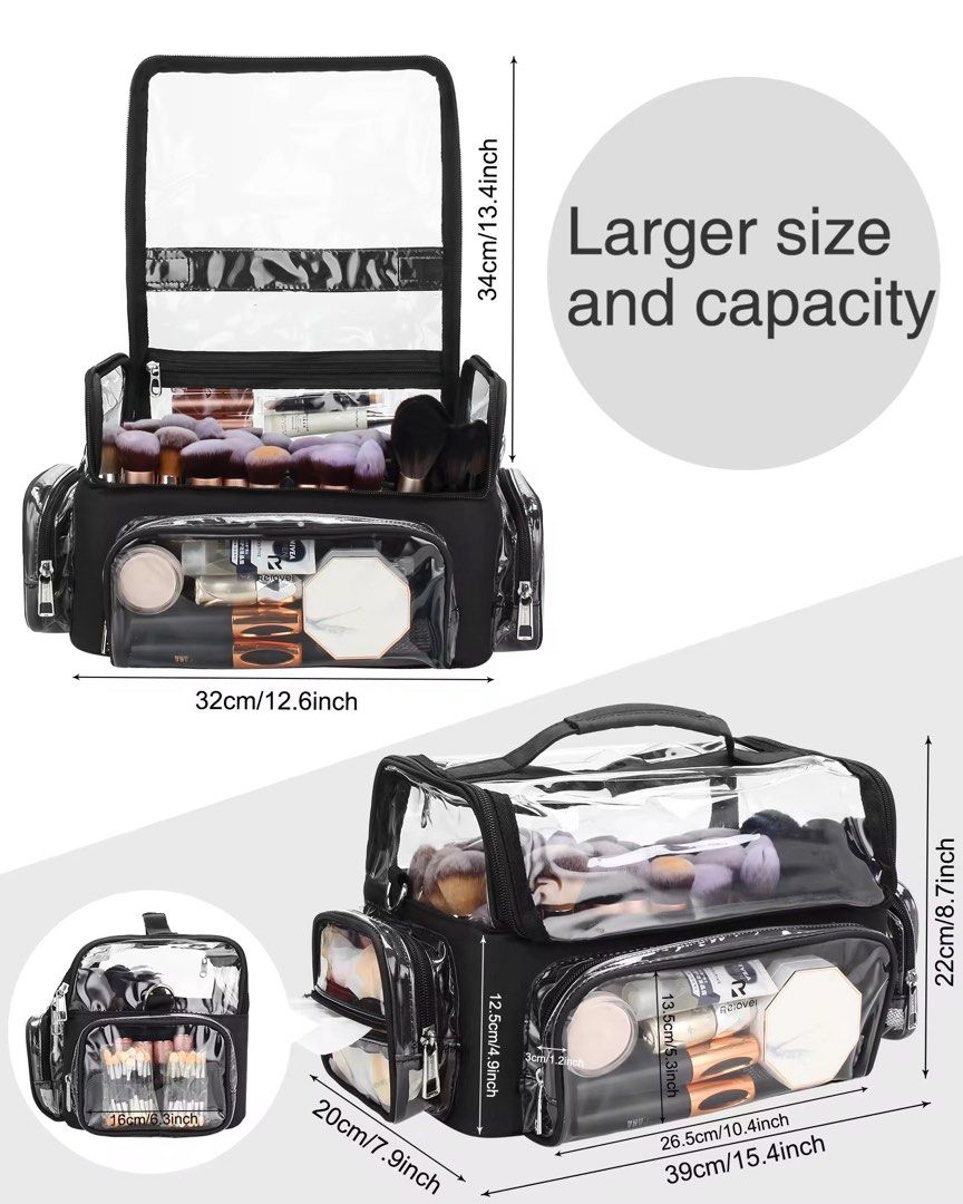 AUTHENTIC RELAVEL XL Brush Bag (Category: Makeup) located in Quezon City. Submitted by makeupmatcha (Listing ID 1418501218, Image 2). Description: AUTHENTIC RELAVEL Makeup Bag with 3 pouches from US🇺🇸 Sealed/Brand New 📍Novaliches / Fairview Open for SDD or J&T Shipping.